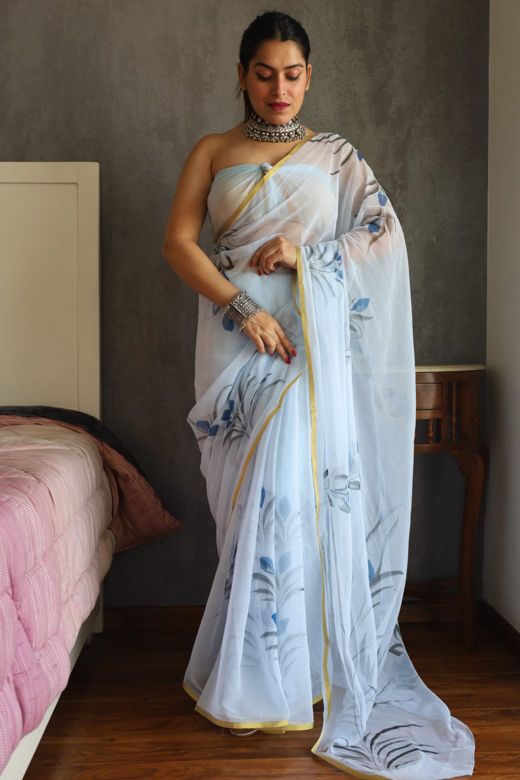 SGT004 Pure Chiffon Saree
