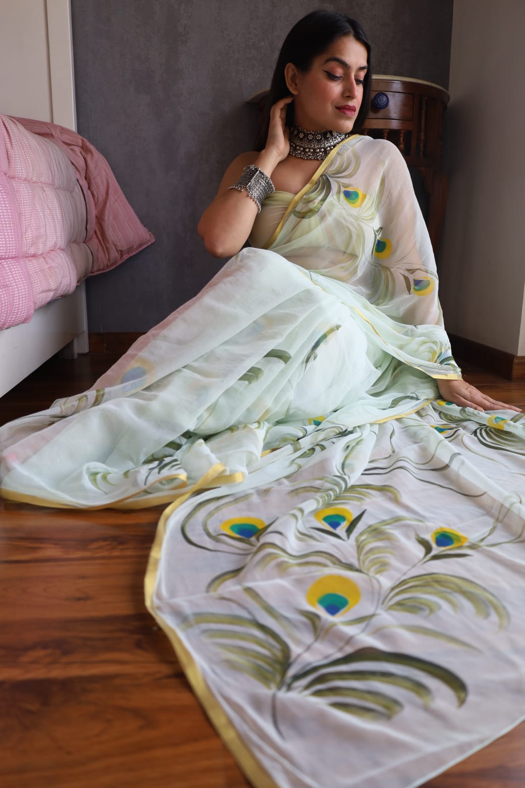 SGT004 Pure Chiffon Saree