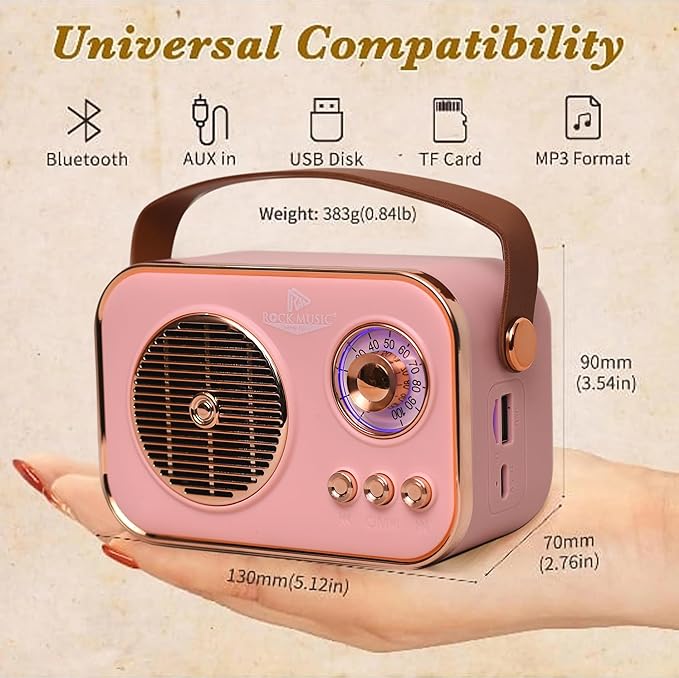 QK0015 Vintage Bluetooth Wireless Speaker