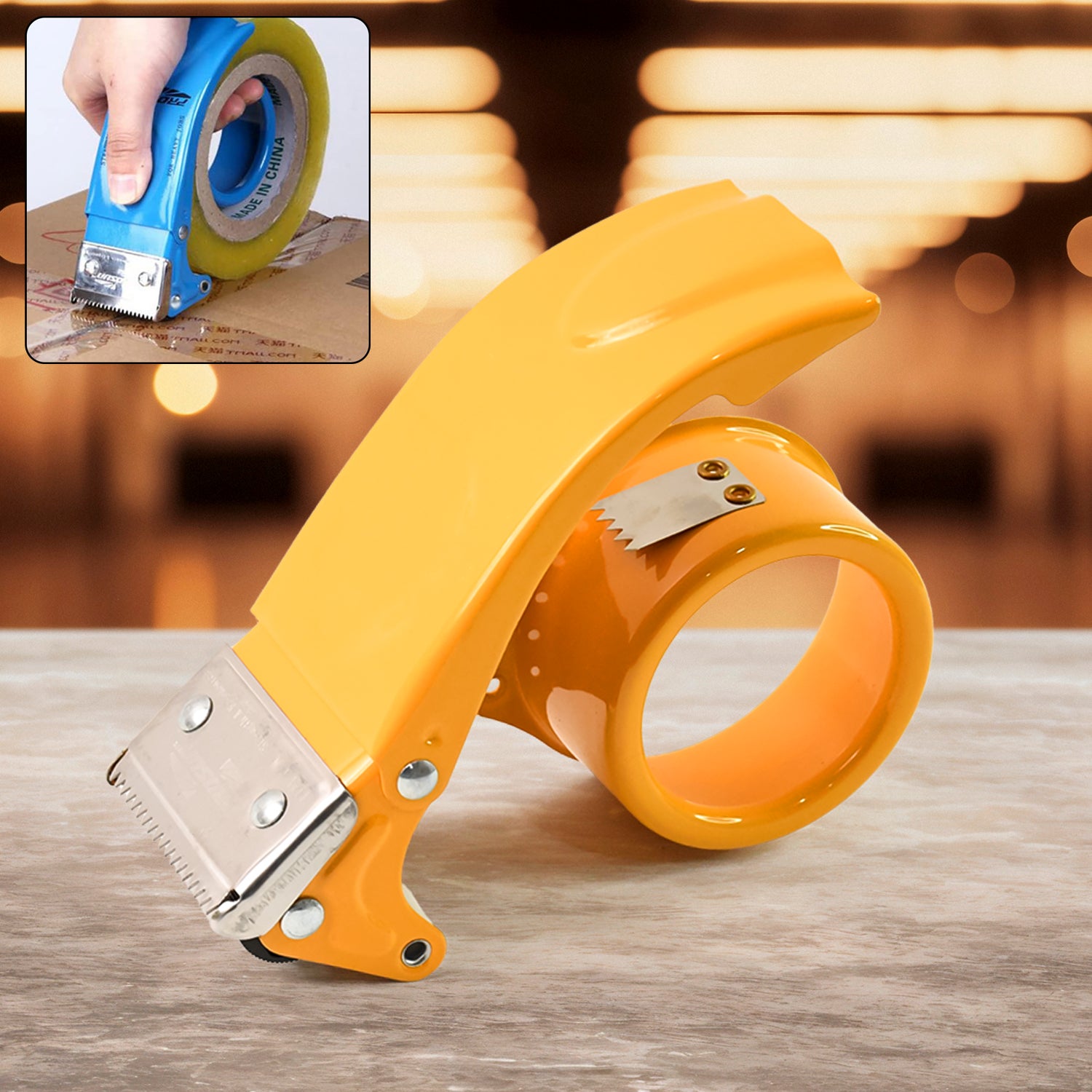 9193 Metal Packing Tape Dispenser Cutter For Home Office Use Tape Dispenser For Stationary Tape Cutter Packaging Tape 55mm