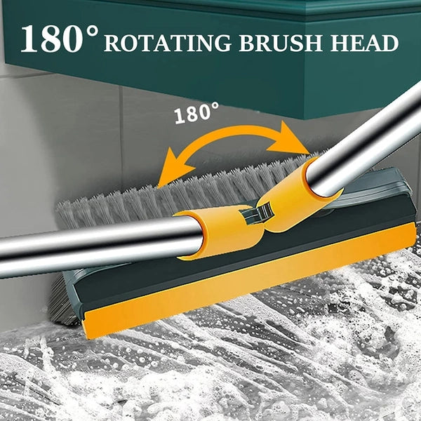 QK0010 3 in 1 Bathroom Cleaning Brush with Wiper