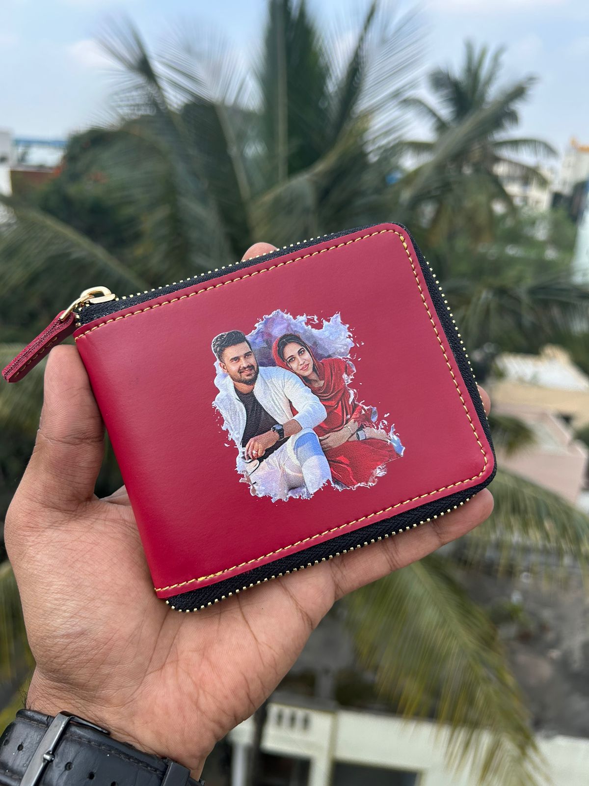 CCP007 Unisex custom wallet with zip