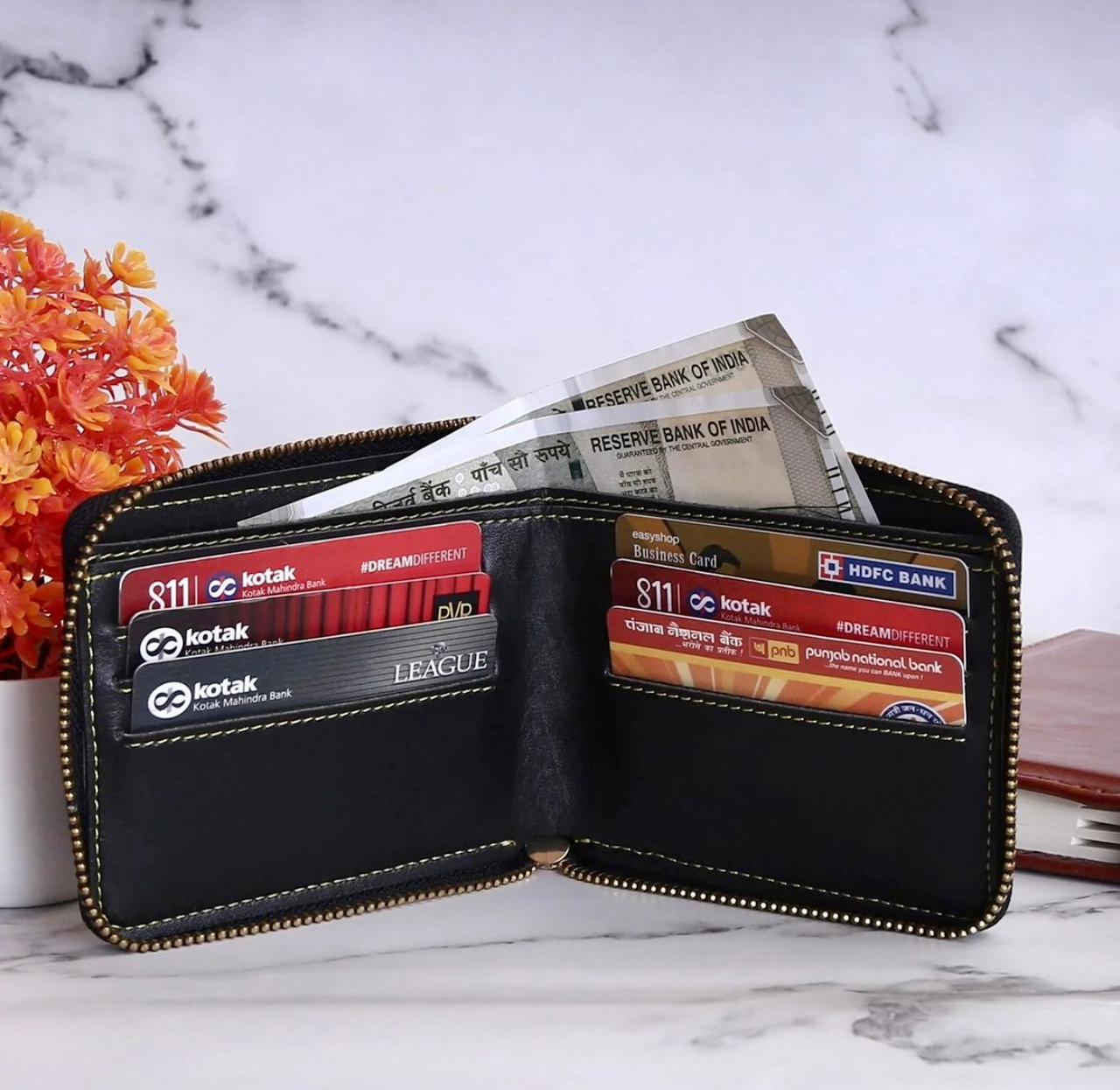 CCP007 Unisex custom wallet with zip