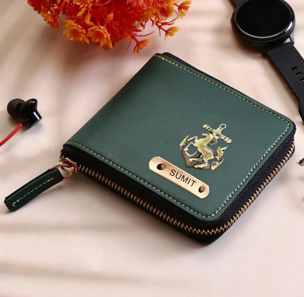 CCP007 unisex custom wallet with zip
