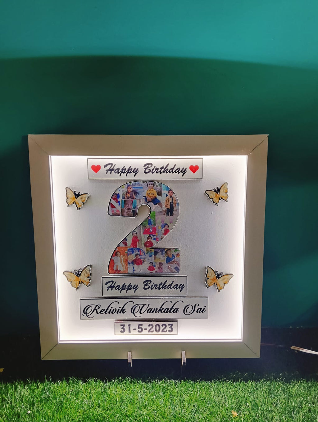 CCP010  Customized 3D frames featuring LED lights