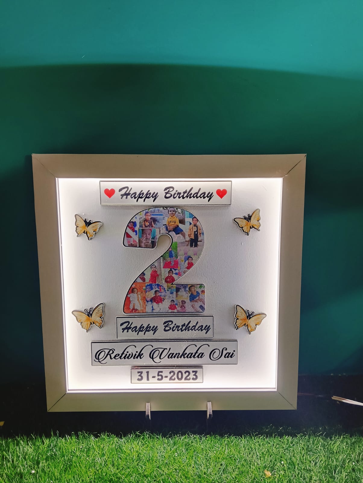 CCP010  Customized 3D frames featuring LED lights
