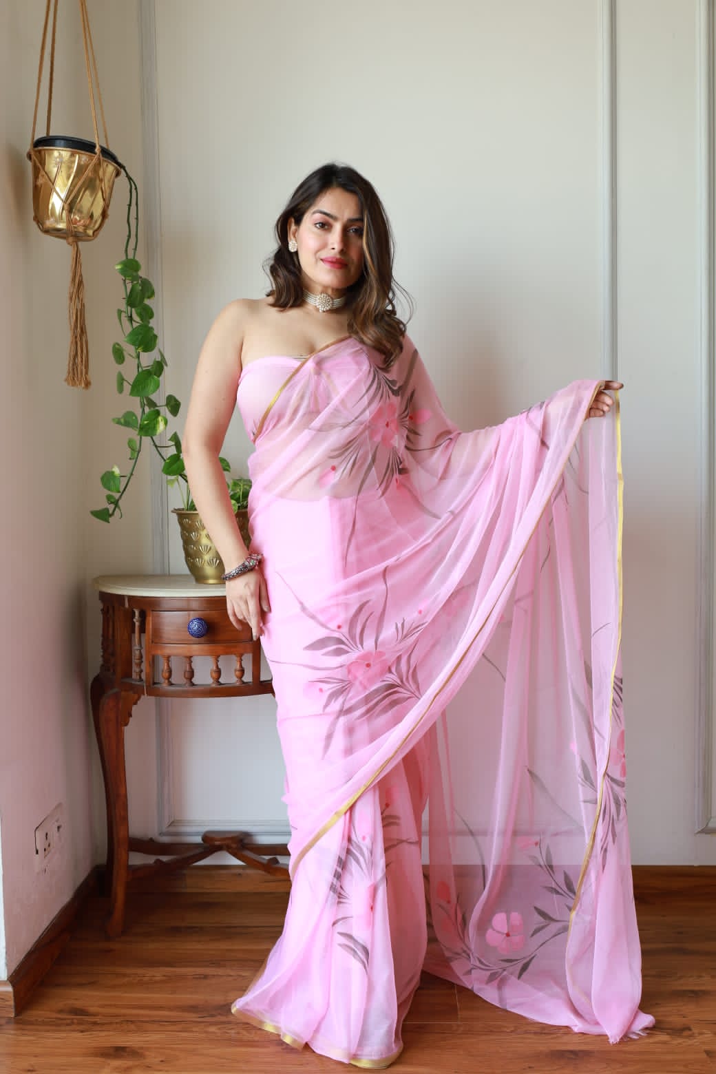 SGT004  Pure Chiffon Saree