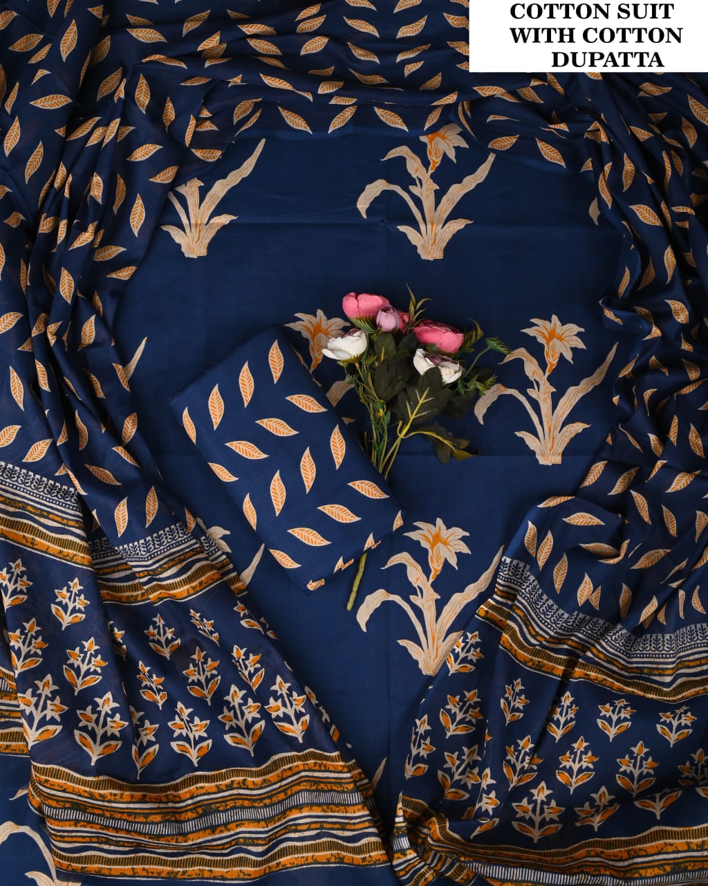 SGT005 Pure Cotton Suit With Cotton Dupatta