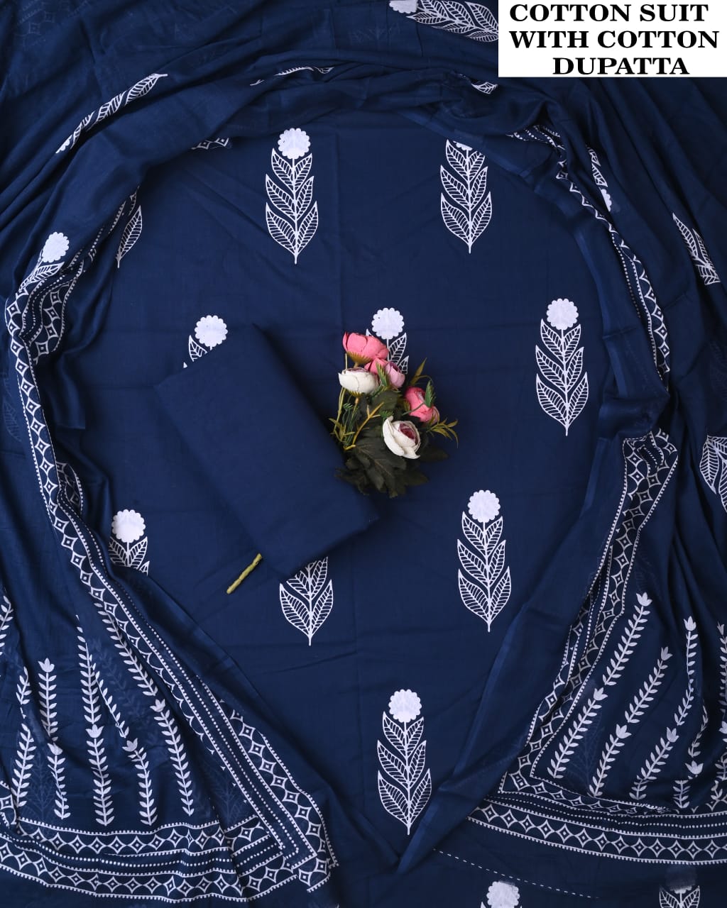 SGT005 Pure Cotton Suit With Cotton Dupatta