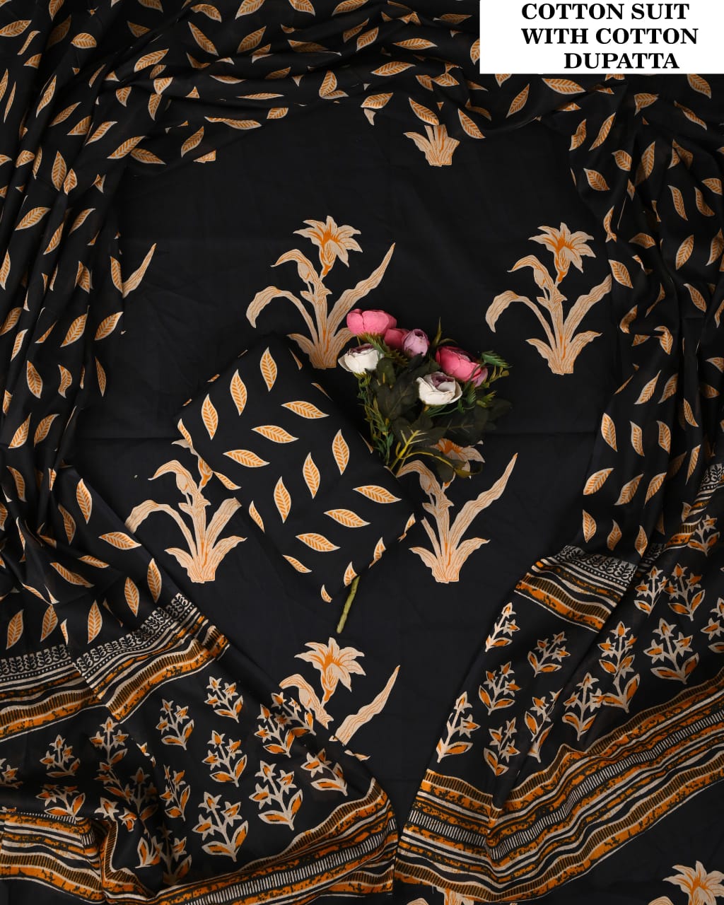 SGT005 Pure Cotton Suit With Cotton Dupatta