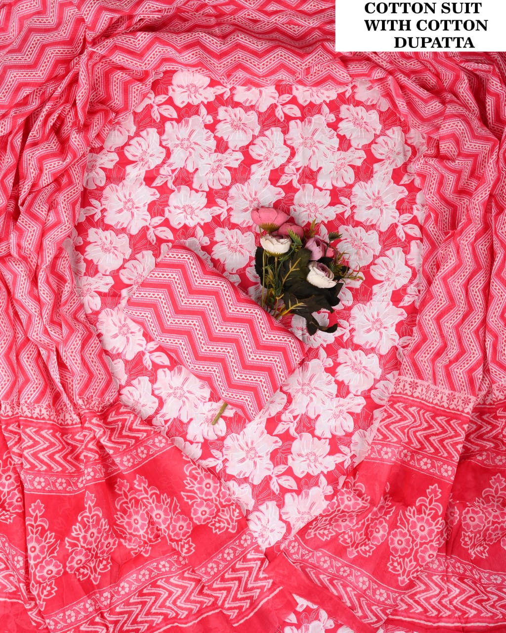 SGT005 Pure Cotton Suit With Cotton Dupatta