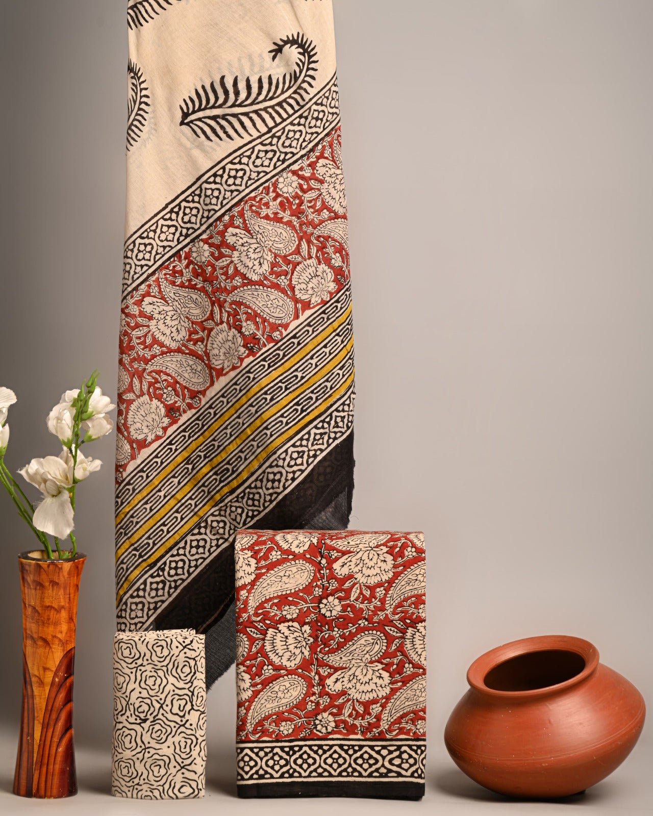 SGT006 Pure Cotton Suit With Cotton Dupatta