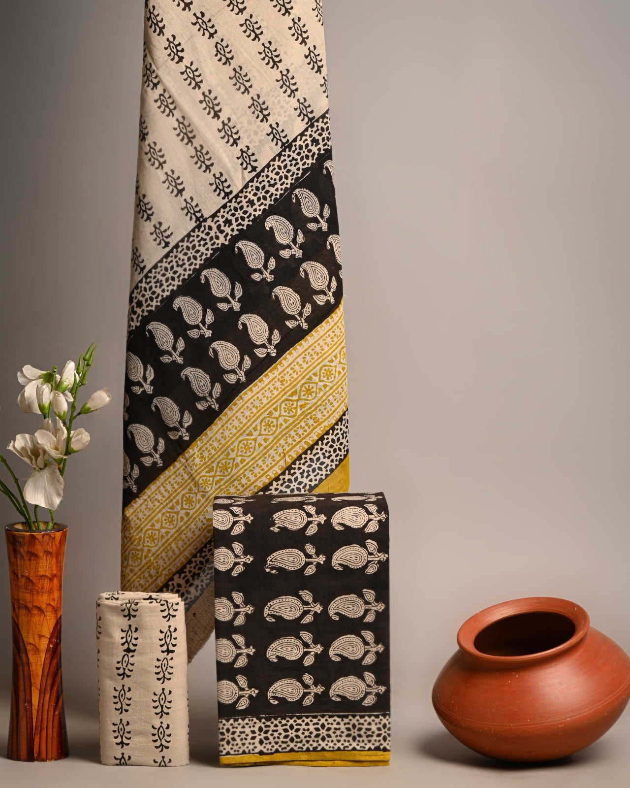 SGT006 Pure Cotton Suit With Cotton Dupatta