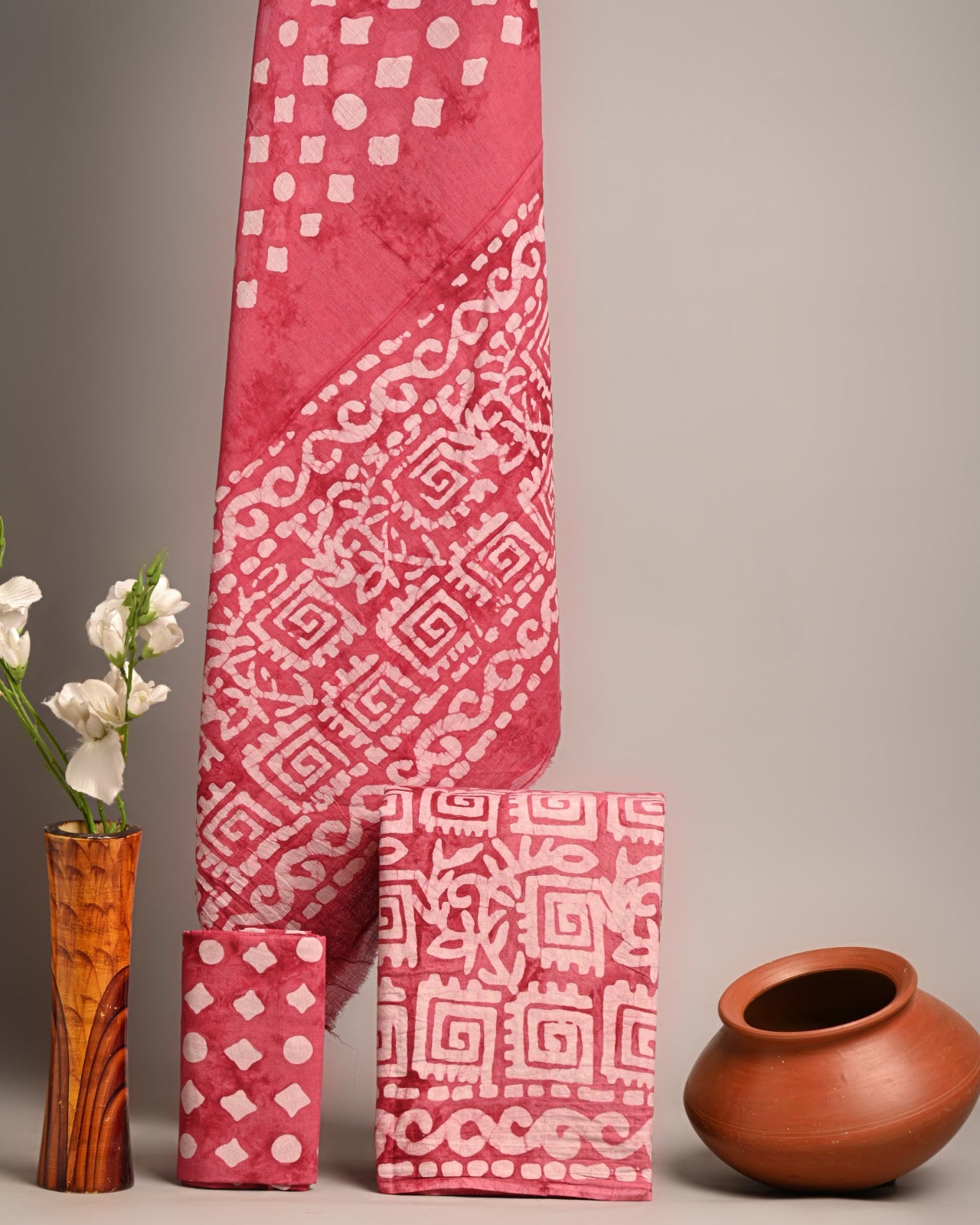 SGT006 Pure Cotton Suit With Cotton Dupatta
