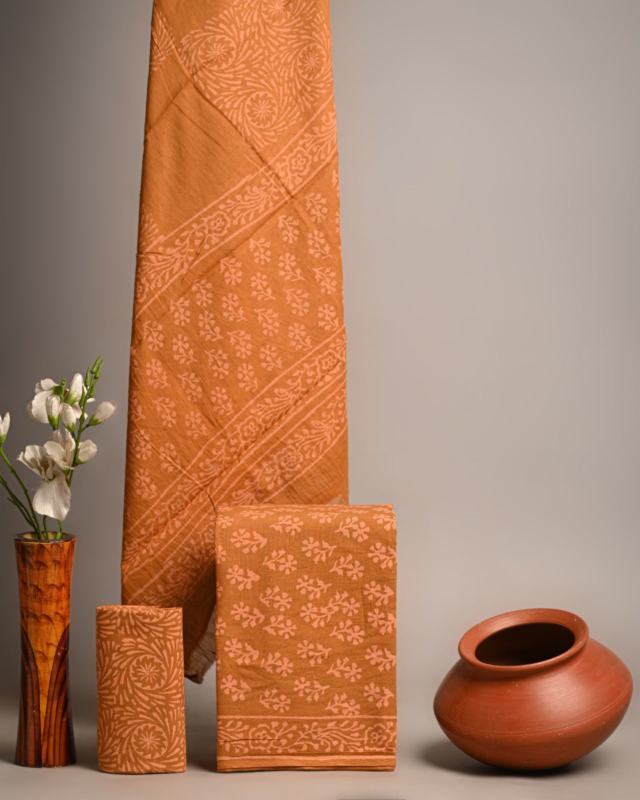 SGT006 Pure Cotton Suit With Cotton Dupatta