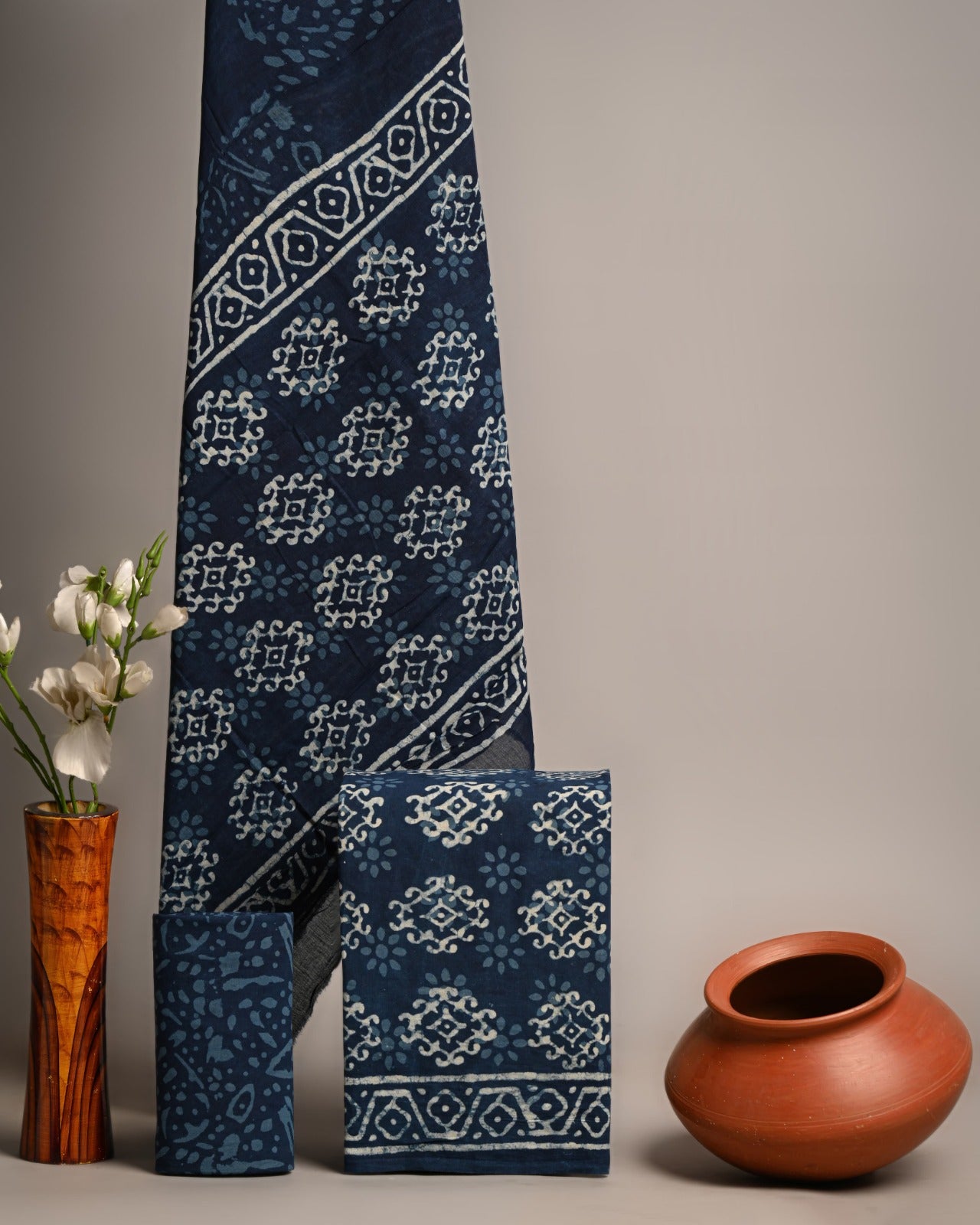 SGT006 Pure Cotton Suit With Cotton Dupatta