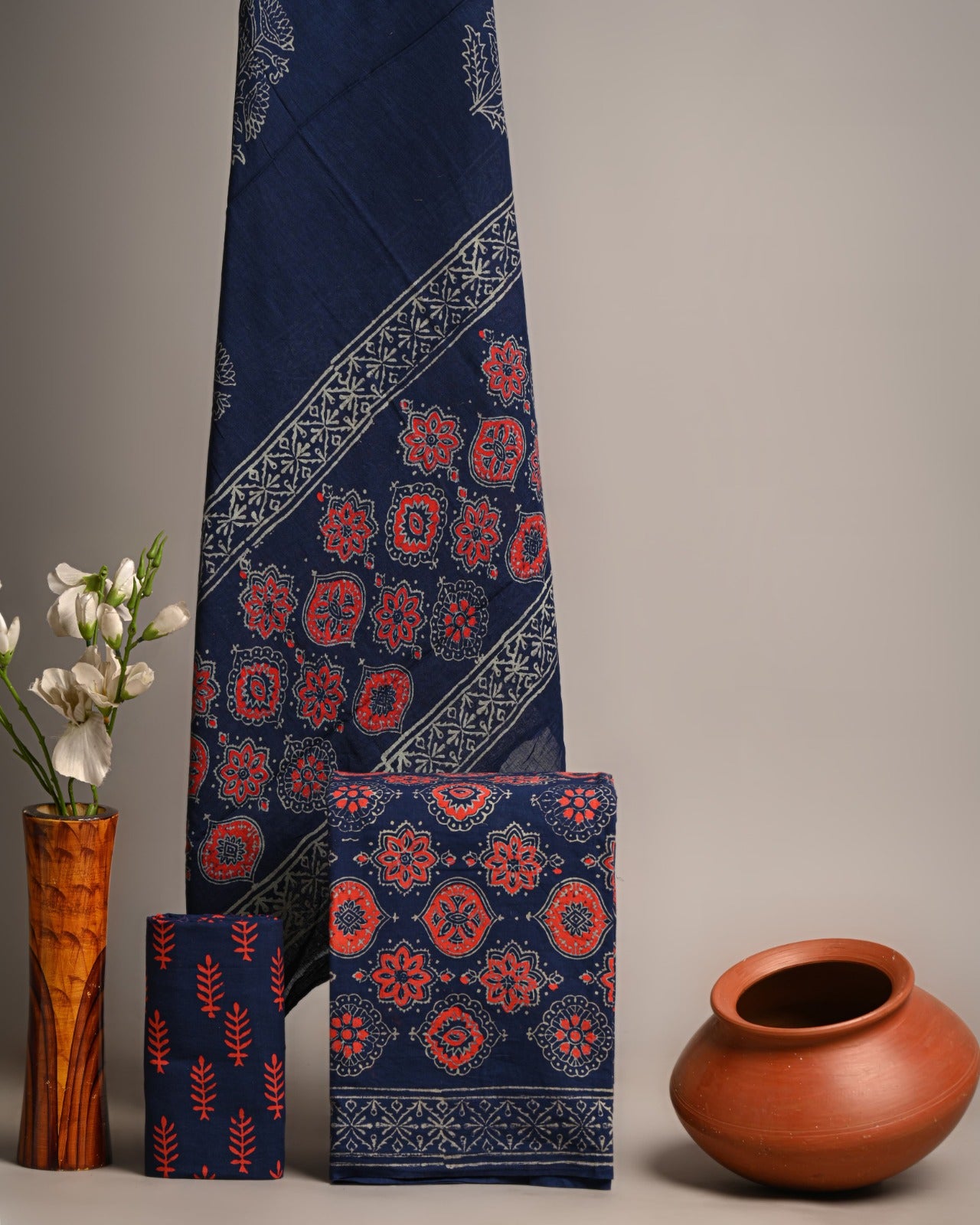 SGT006 Pure Cotton Suit With Cotton Dupatta