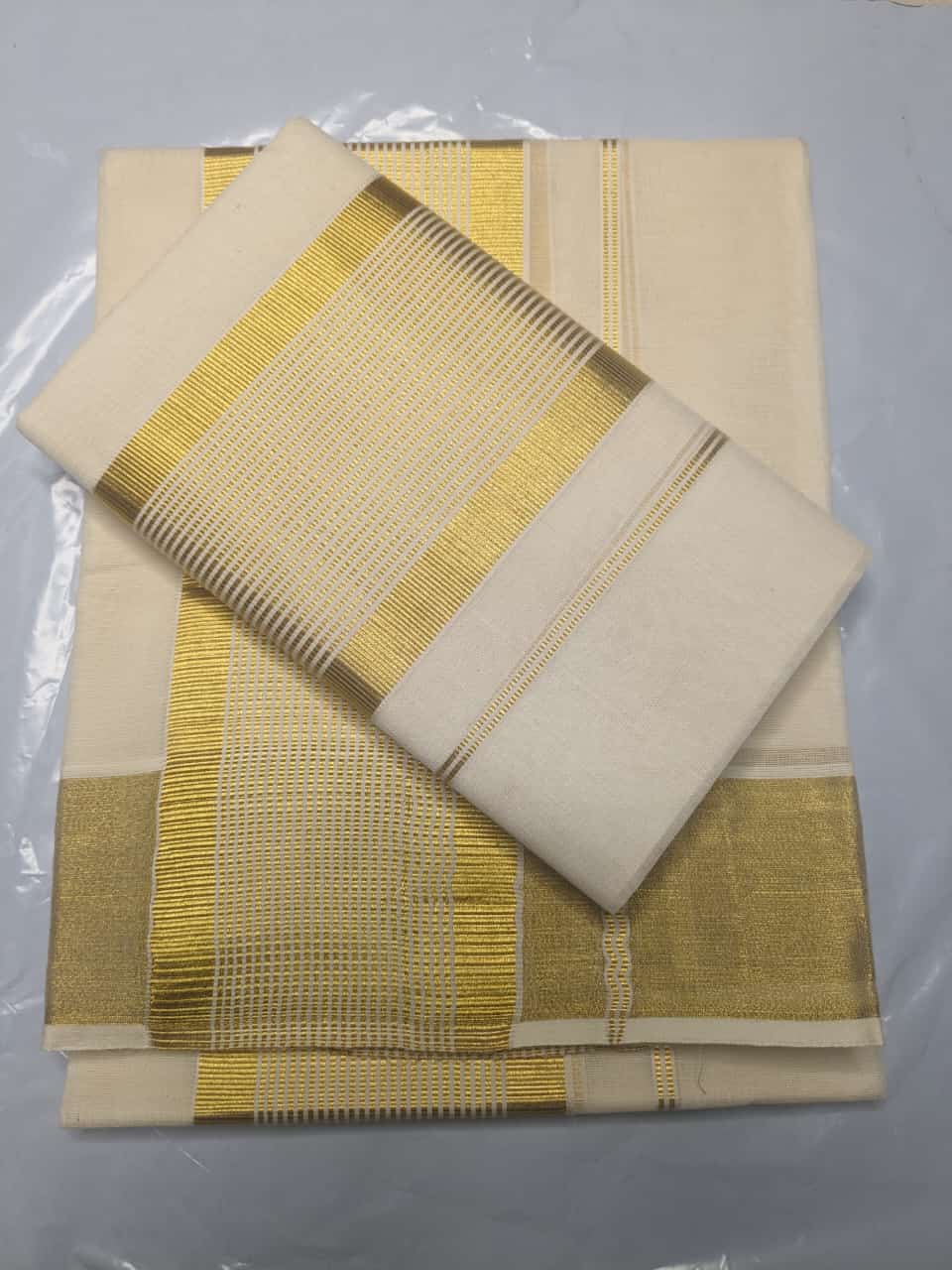 MAT007 Kerala Style Cotton Set Mundu