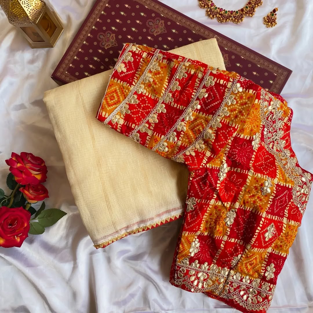 PRD002 🥻  SHOFT  LINEN COTTON GLOSSY N JARI WEAVING FANCY SAREE KAJUKATLI LACE BORDER WITH JARI WEAVING  SAREE