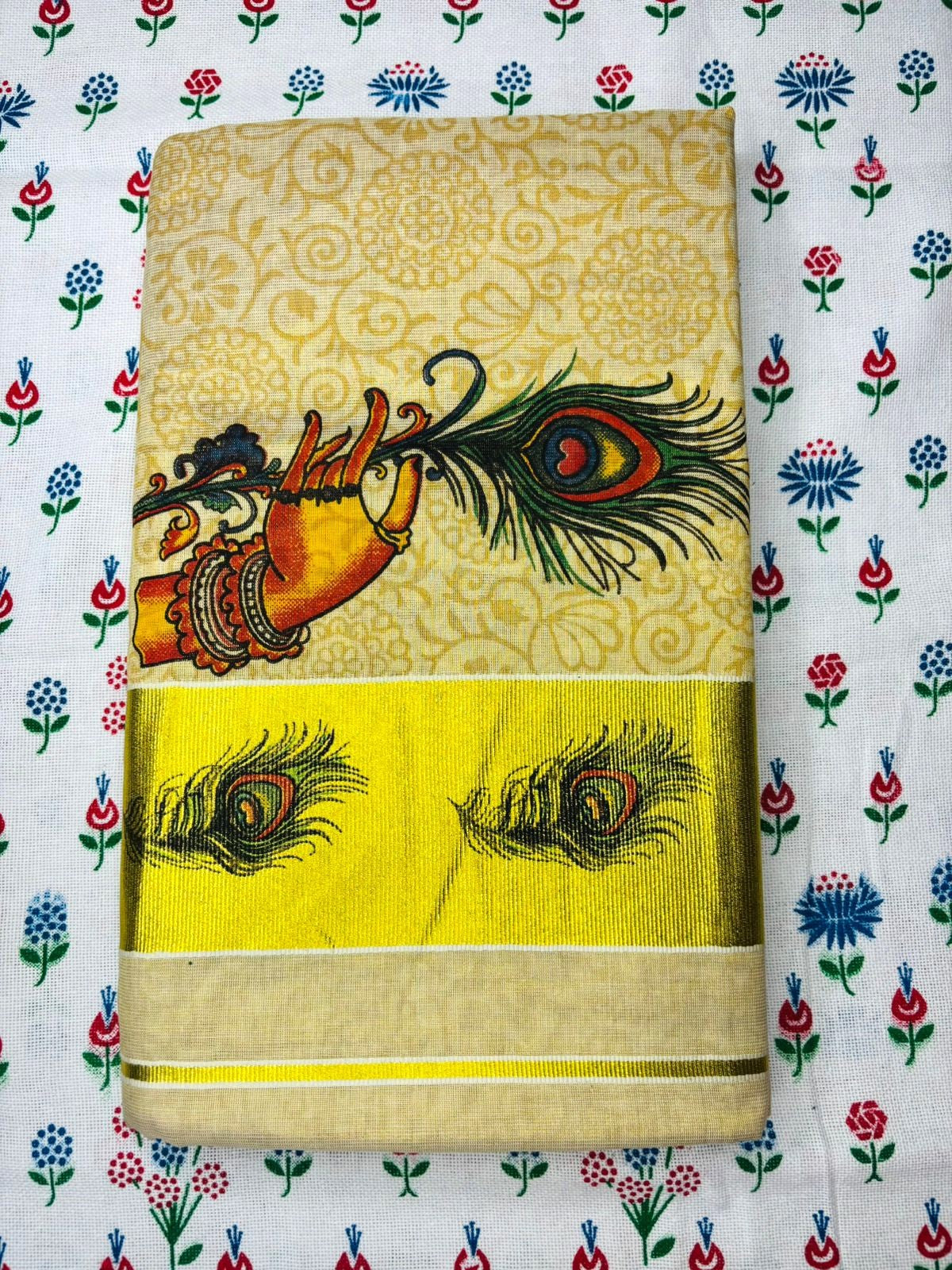 MAT009 Tissue Digital Printed Sarees