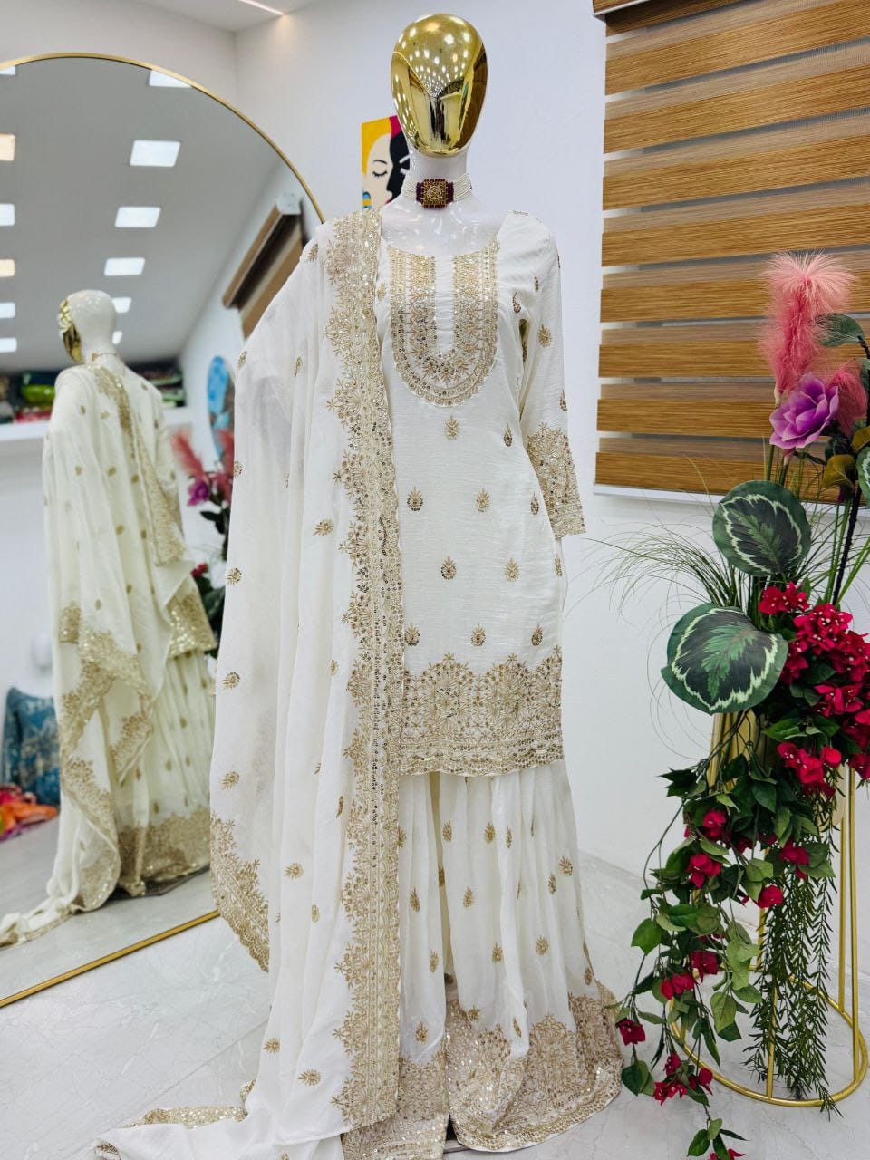 PRD0013 Experience the timeless elegance of our Sharara that is perfect for any special occasion