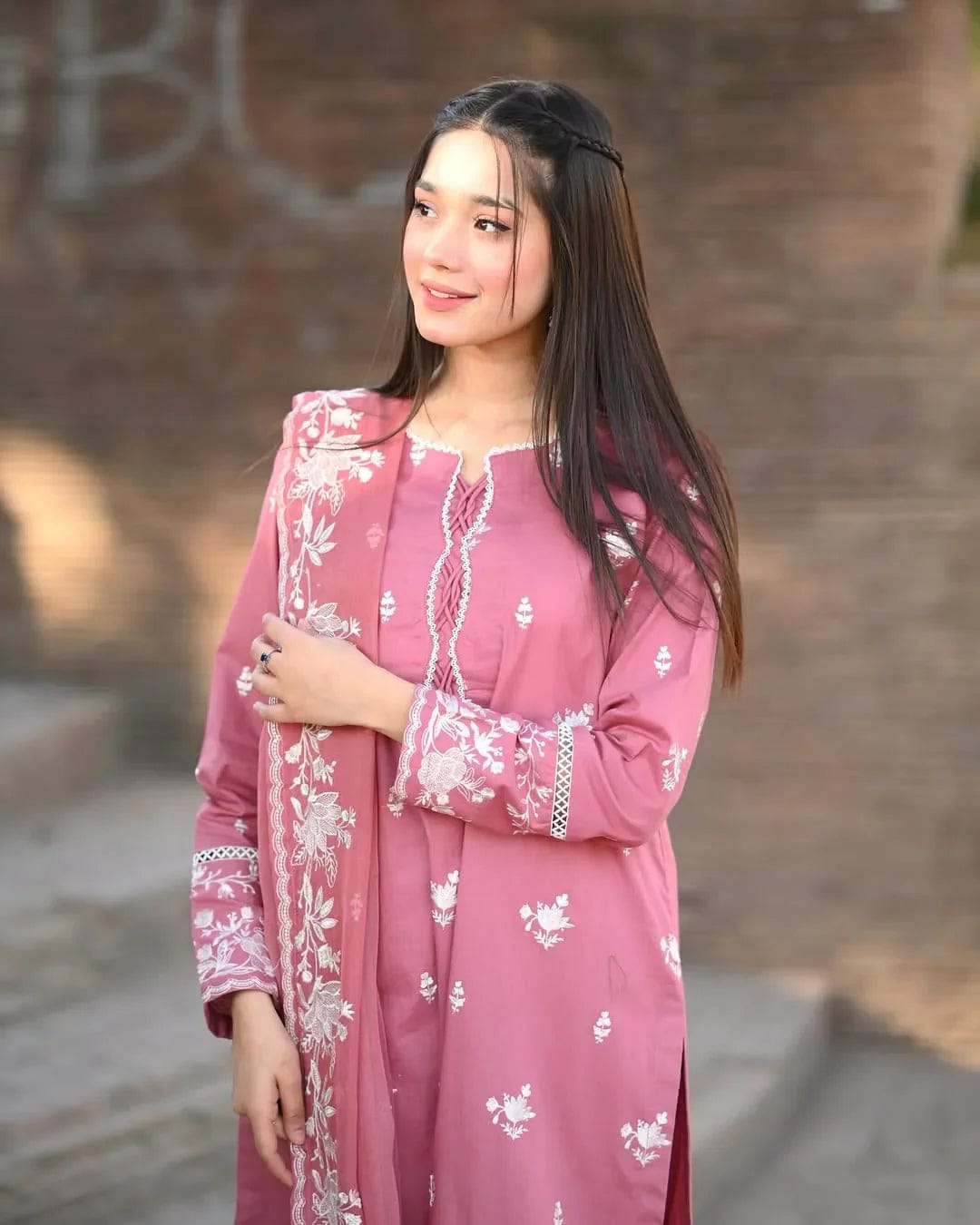PRD0011 Featuring Mal Chanderi Silk Suit Which Is Beautifully Crafted & Decorated With Cotton Embroidery.