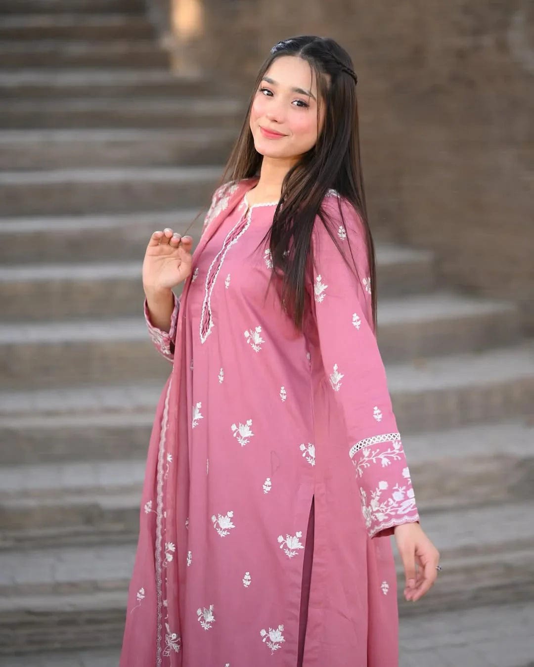 PRD0011 Featuring Mal Chanderi Silk Suit Which Is Beautifully Crafted & Decorated With Cotton Embroidery.