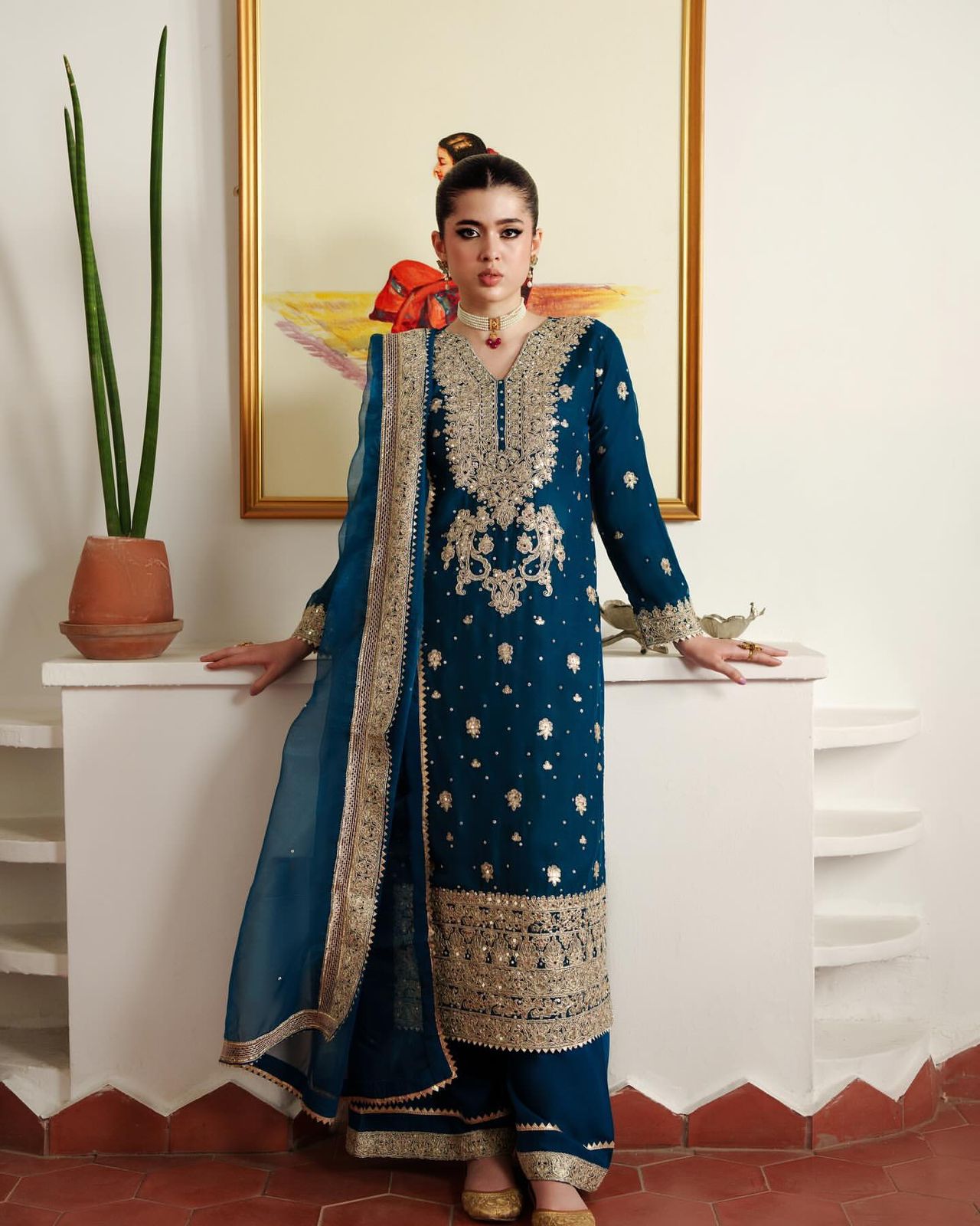 PRD0024 PRESERNTING NEW READY TO WEAR COLLECTION WITH EMBROIDERY SEQUENSE WORK TOP-PLAZZO WITH DUPATTA