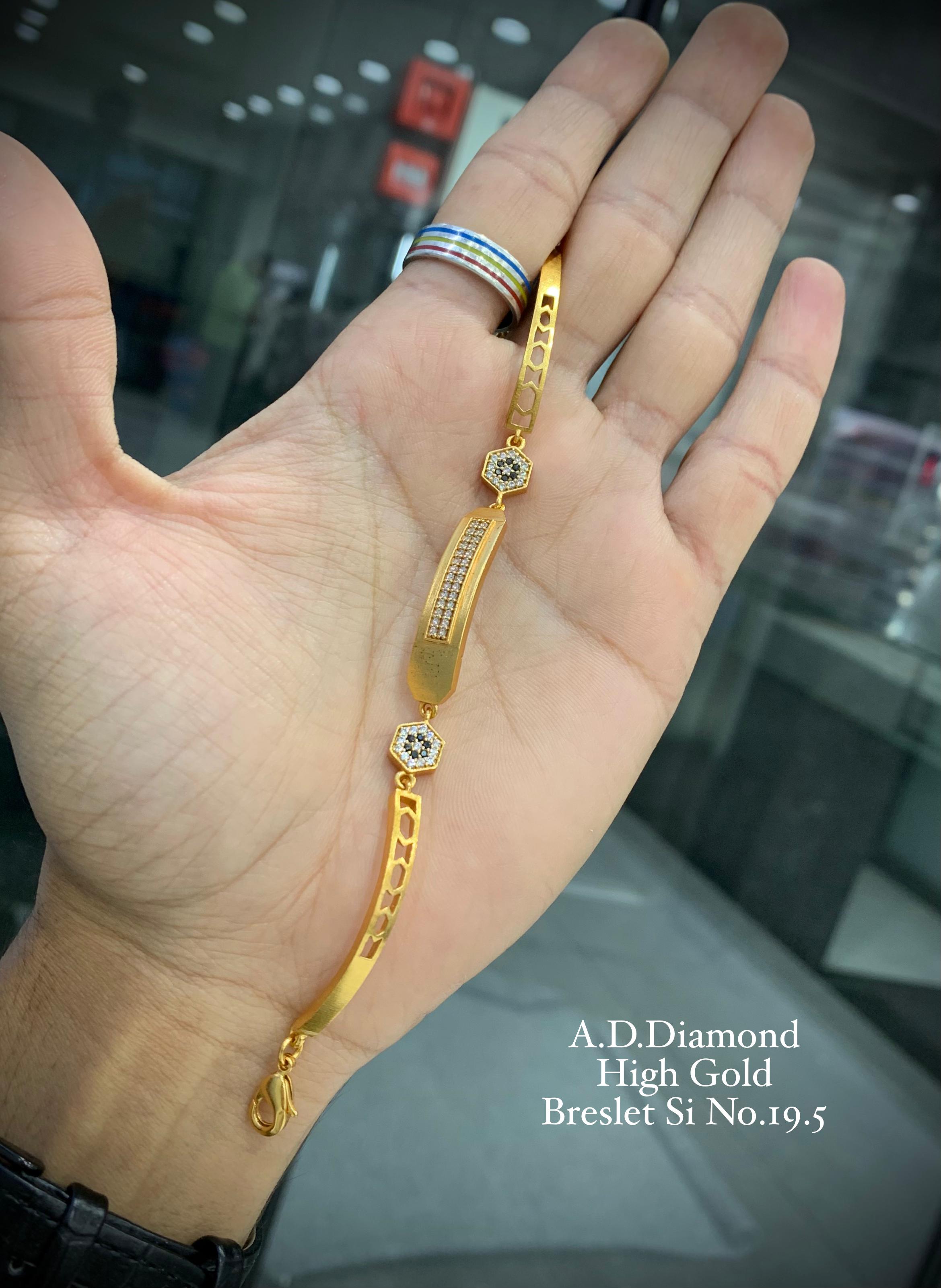 SI005 A.D DIAMOND HIGH GOLD BRACELET