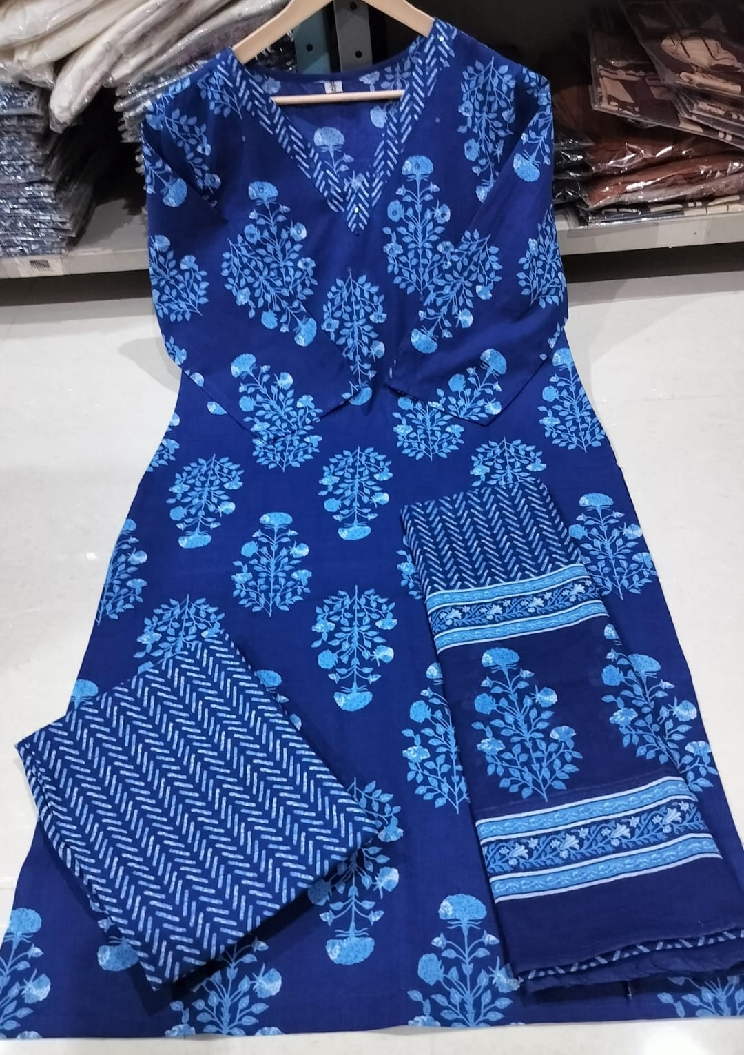 JPK001 STRAIGHT KURTA PANT WITH DUPPATA SET
