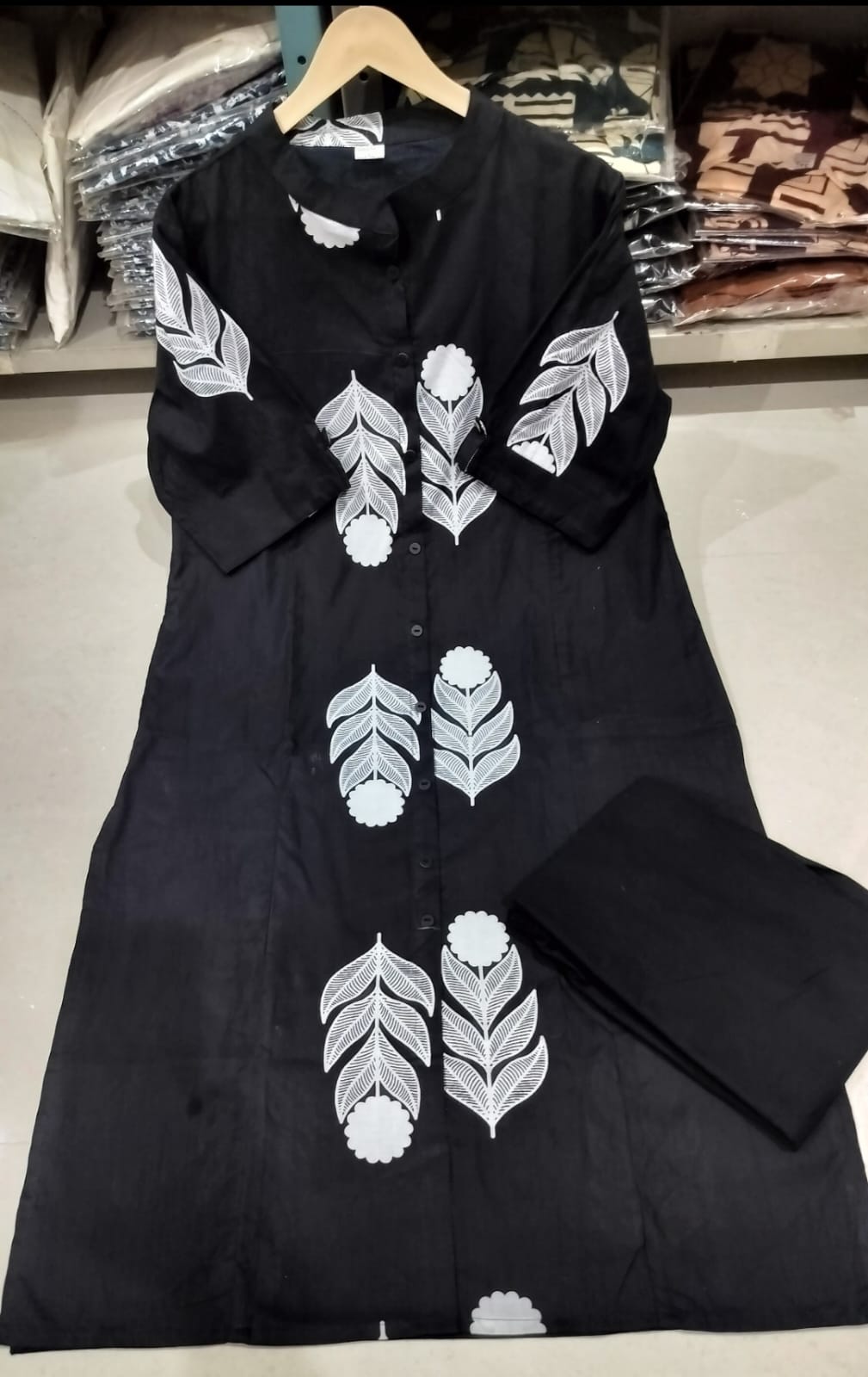 JKM005  Soft, breathable cotton fabric kurta palazzo set
