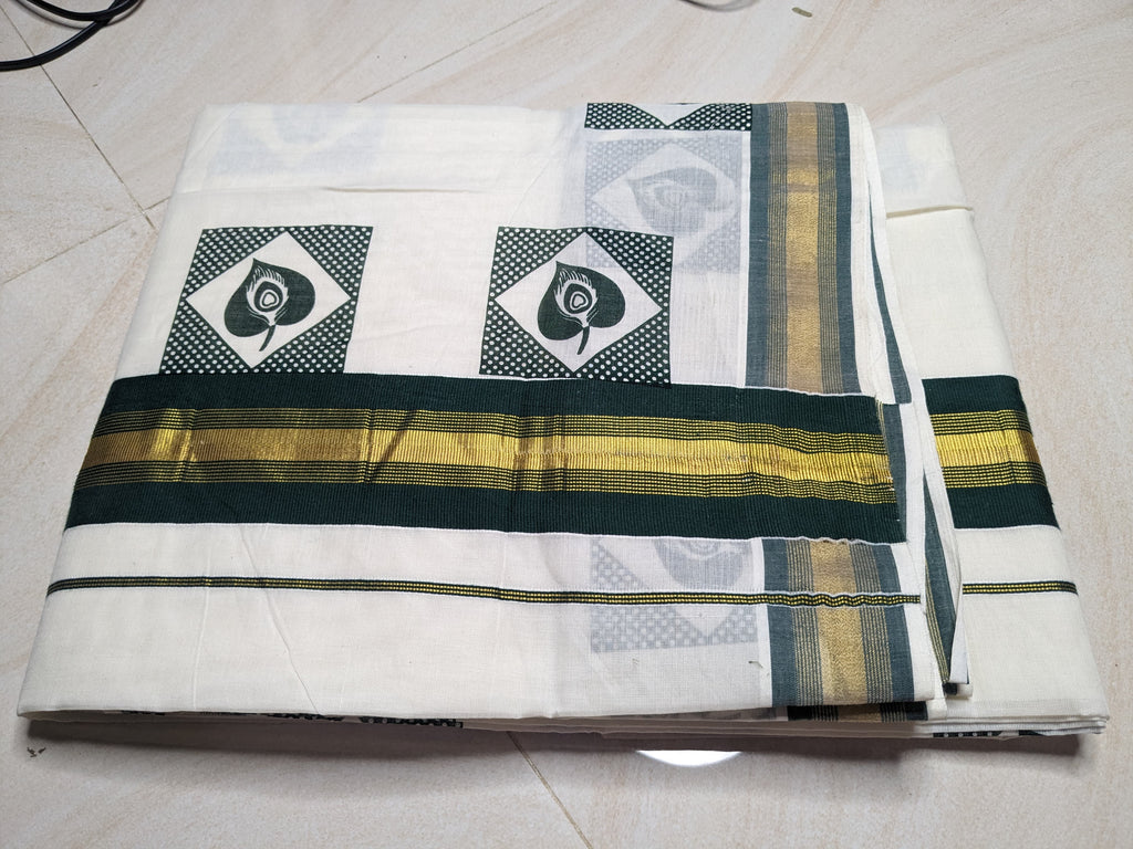 MAT0010 Cotton Fancy Printed Sarees