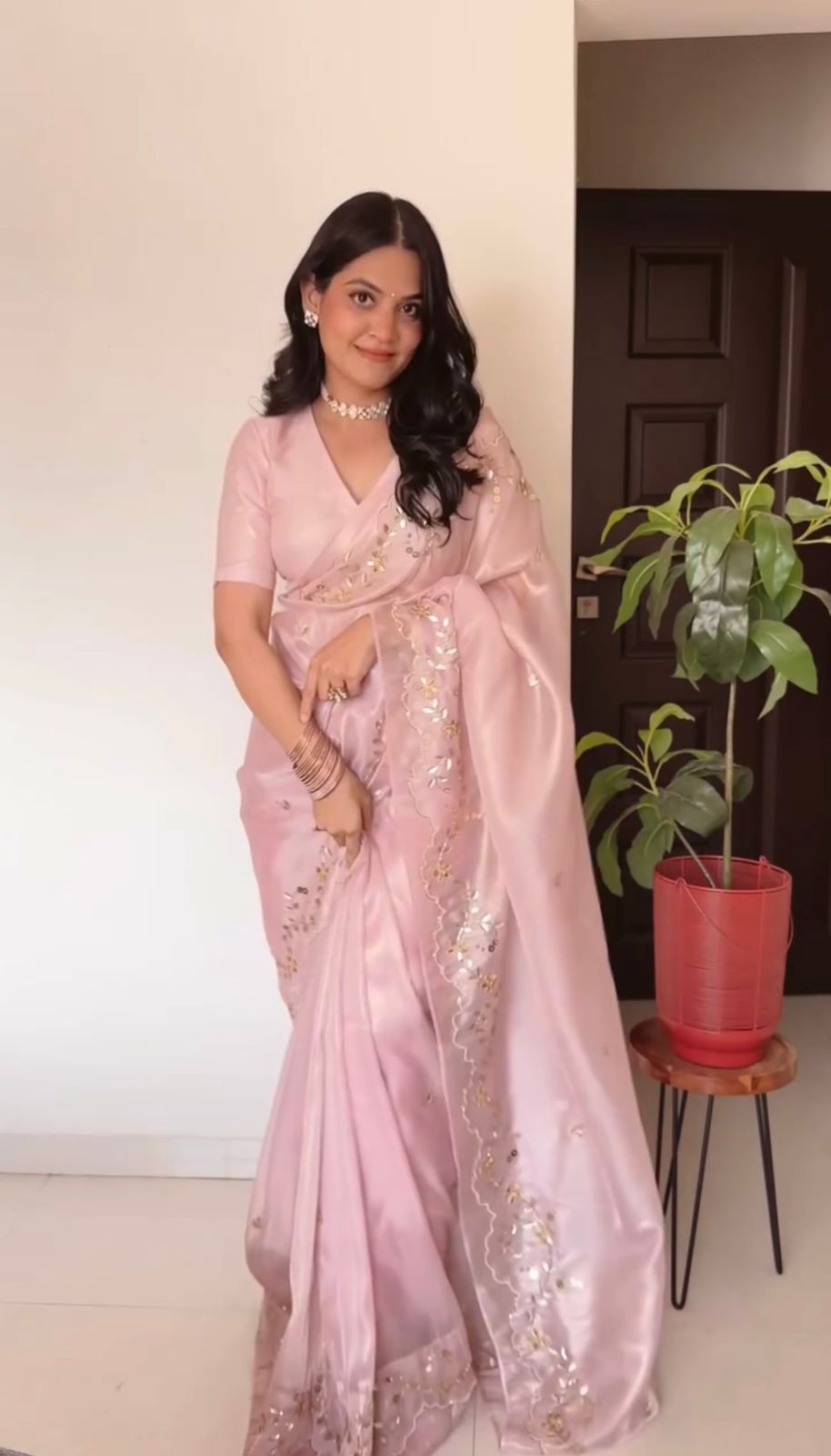 PRD0021 Heavy Jimmi Choo Beautiful Pearls and Katdana Handwork