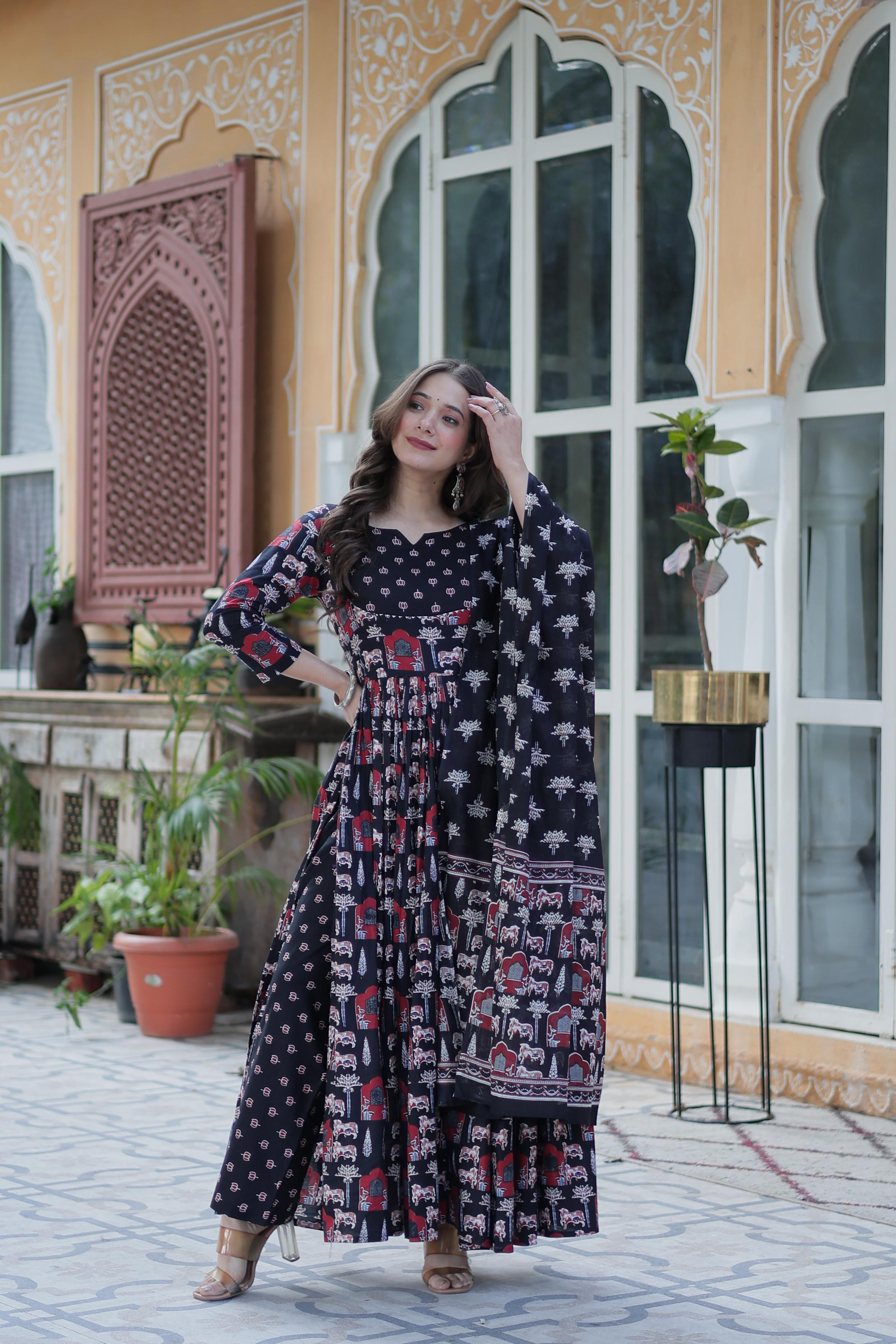 PRD0050 PREMIUM READYMADE  KURTI WITH PANT & DUPATTA SET