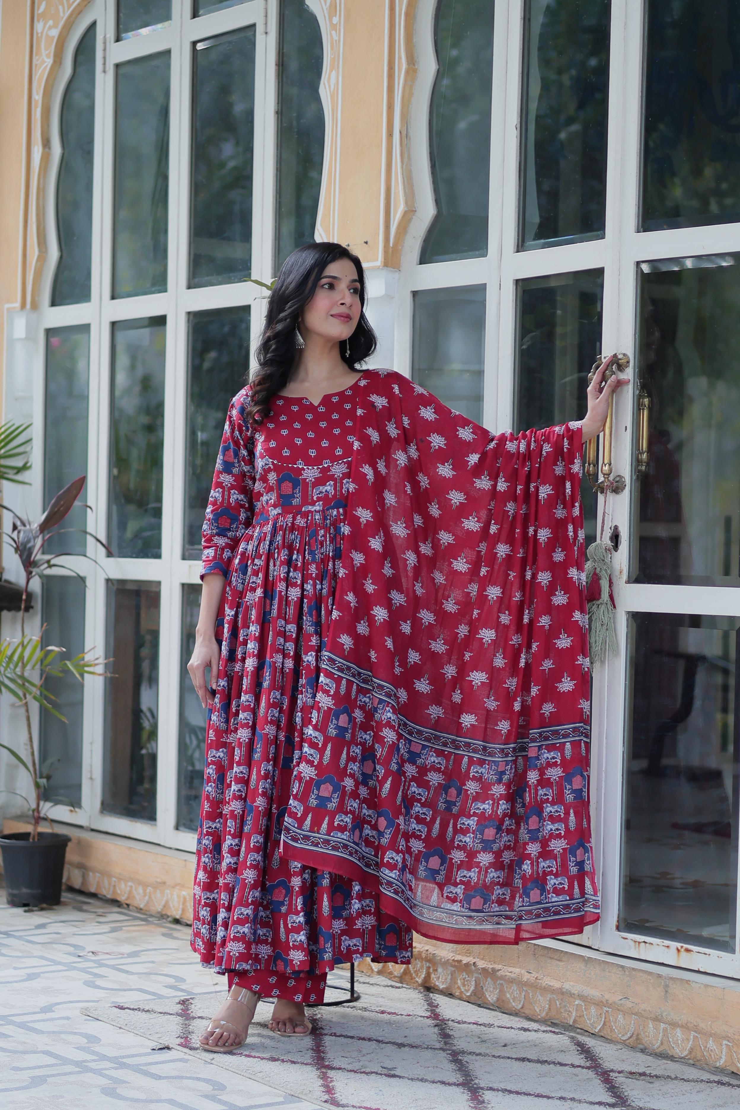 PRD0050 PREMIUM READYMADE  KURTI WITH PANT & DUPATTA SET