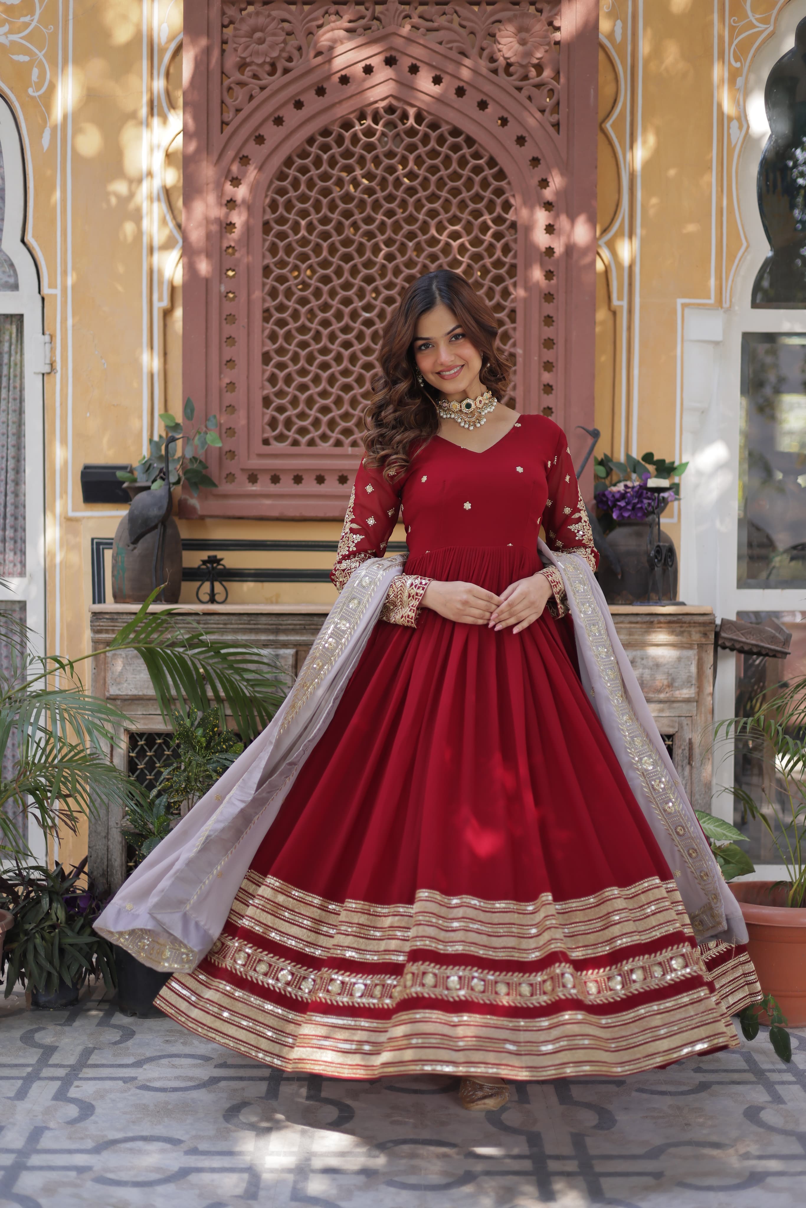 PRD0051 PREMIUM DESIGNER READYMADE GOWN COLLECTIONS.