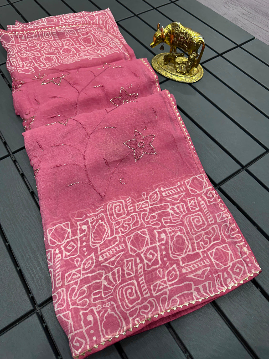 PRD0036 Luxury Beautiful Fancy silk Saree with unique work  in Saree
