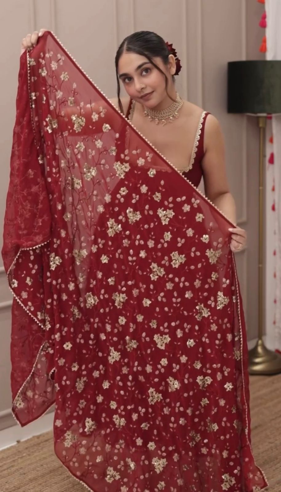 PRD0054  Launching New Designer Party Wear Look Gown  With Bottom and Dupatta