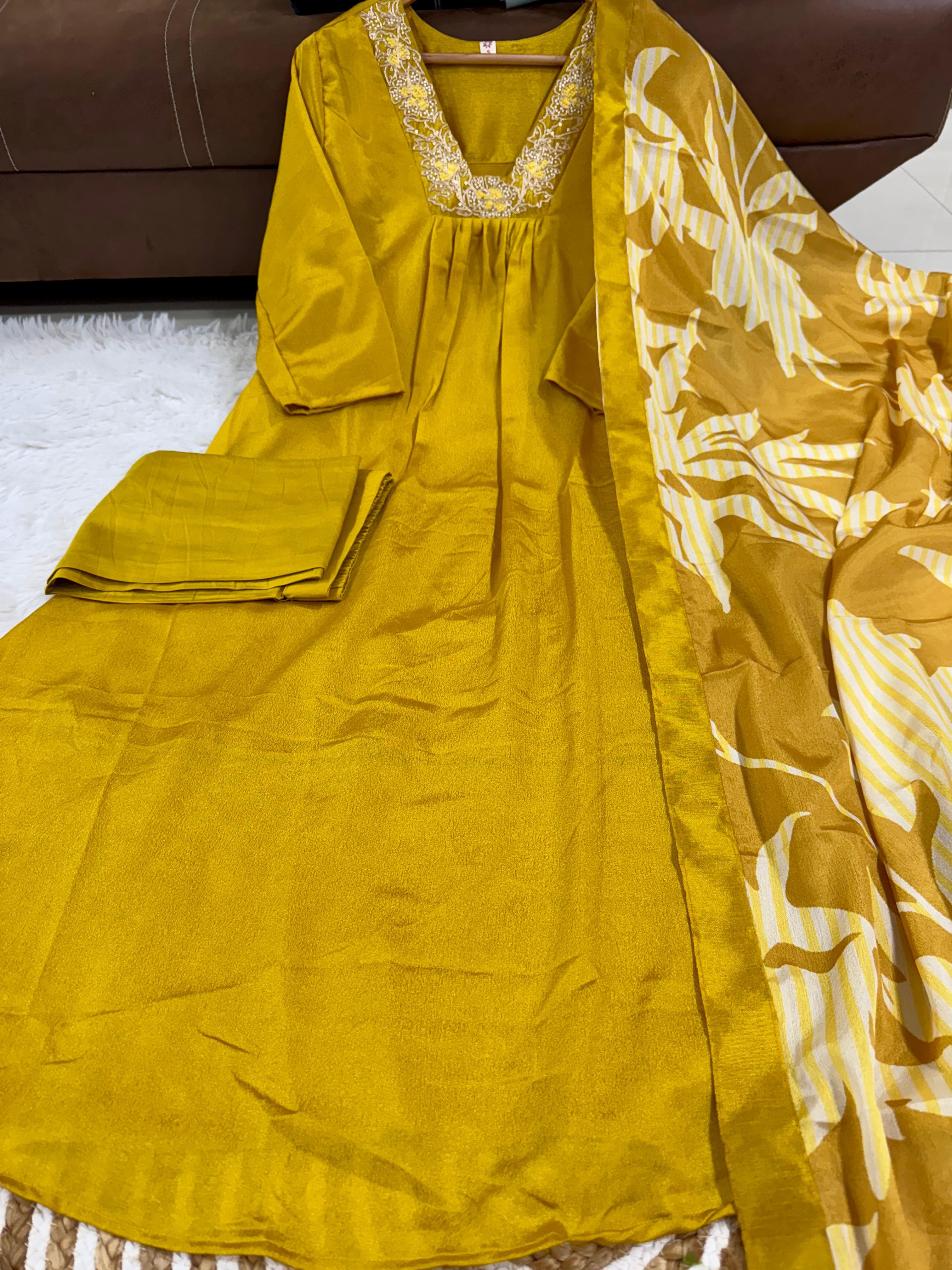 PRD0055 Introducing New 3 pcs set for party wear