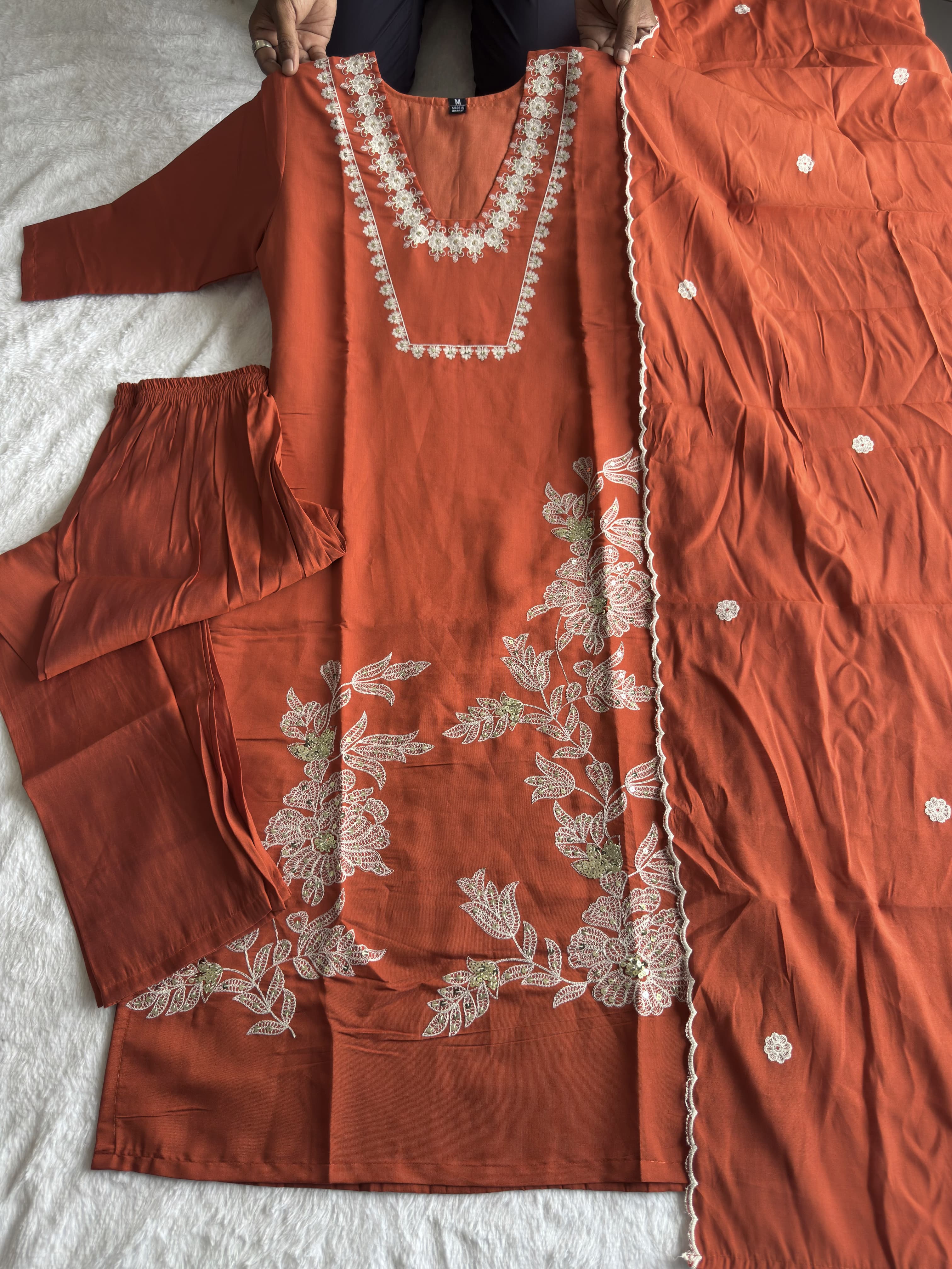 PRD0056 New Designers Kurti Pent Dupatta Set
