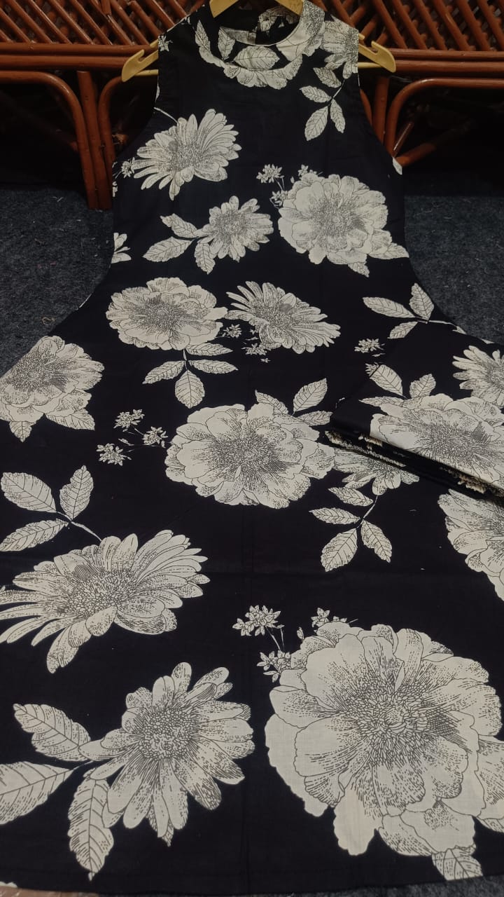 JKM008 Presenting Beautiful Long Cotton Kurta Set Pure Cotton