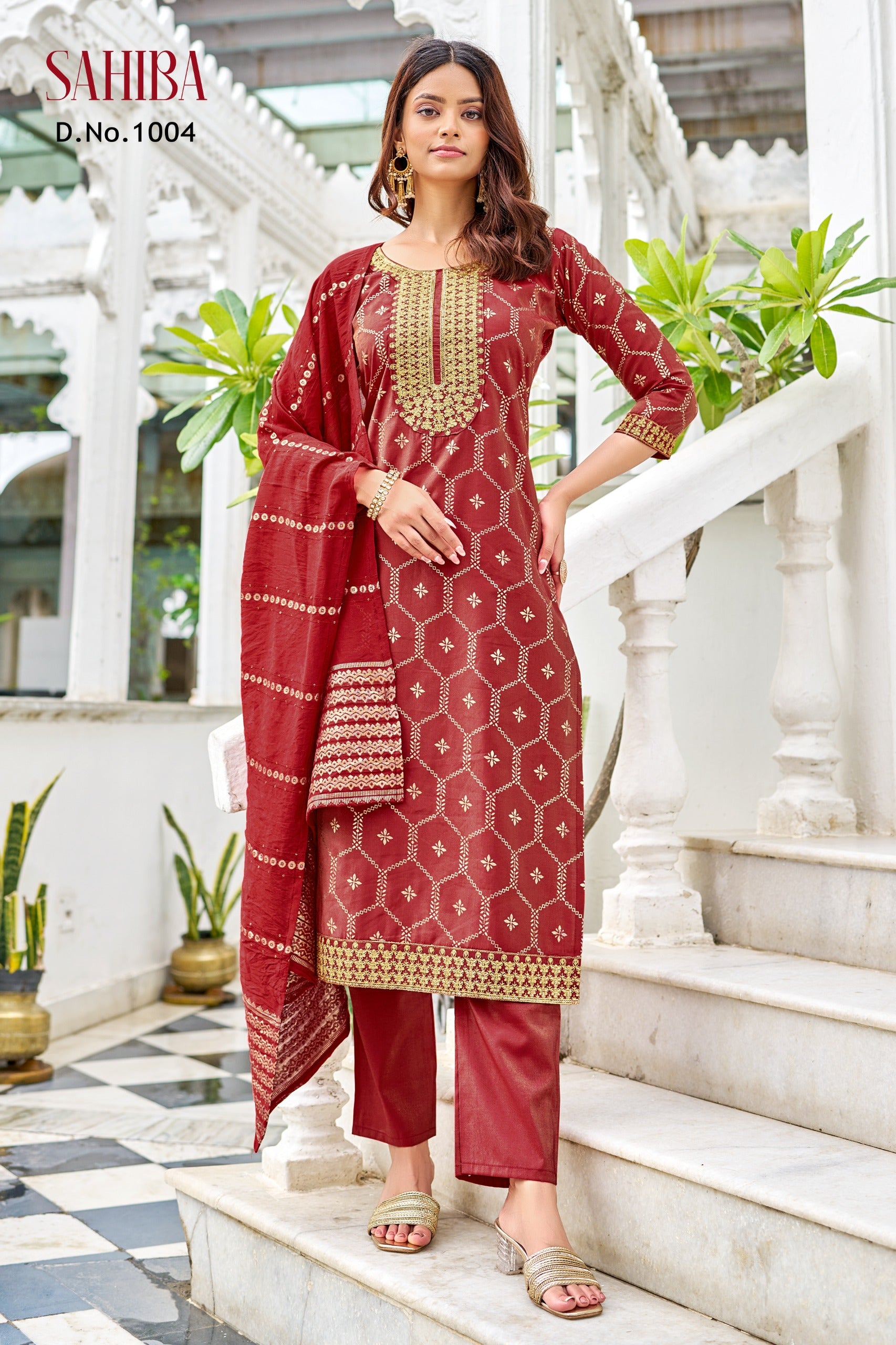 PRD0059 KURTI + PENT + DUPATTA SET