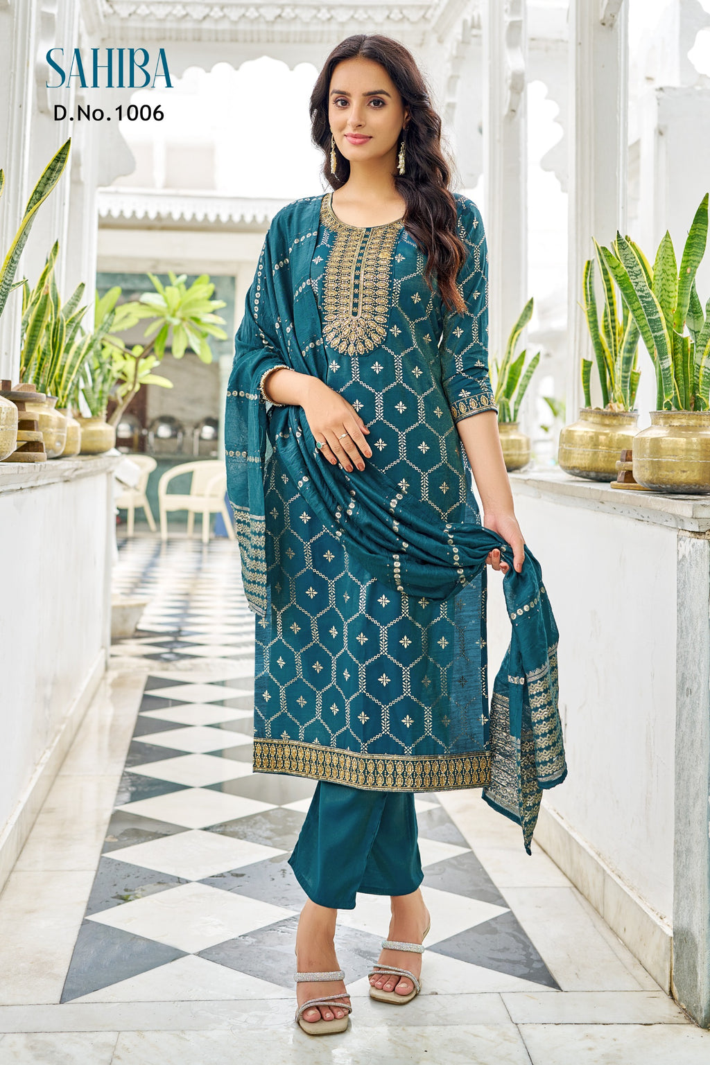 PRD0059 KURTI + PENT + DUPATTA SET