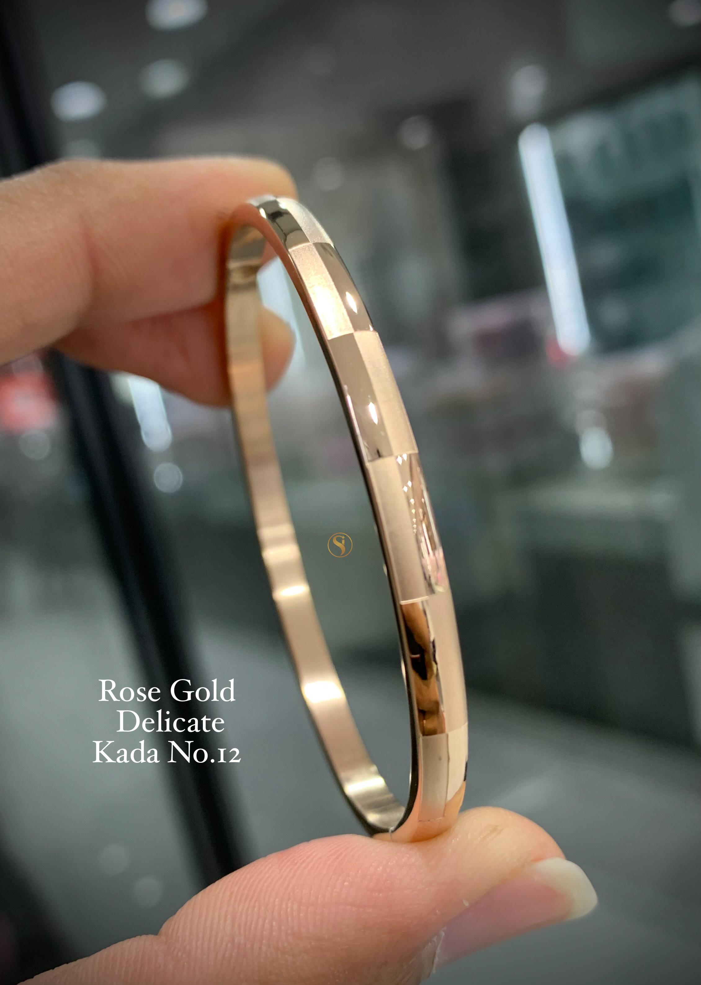S10011 PREMIUM ROSE GOLD DELICATE BANGLES
