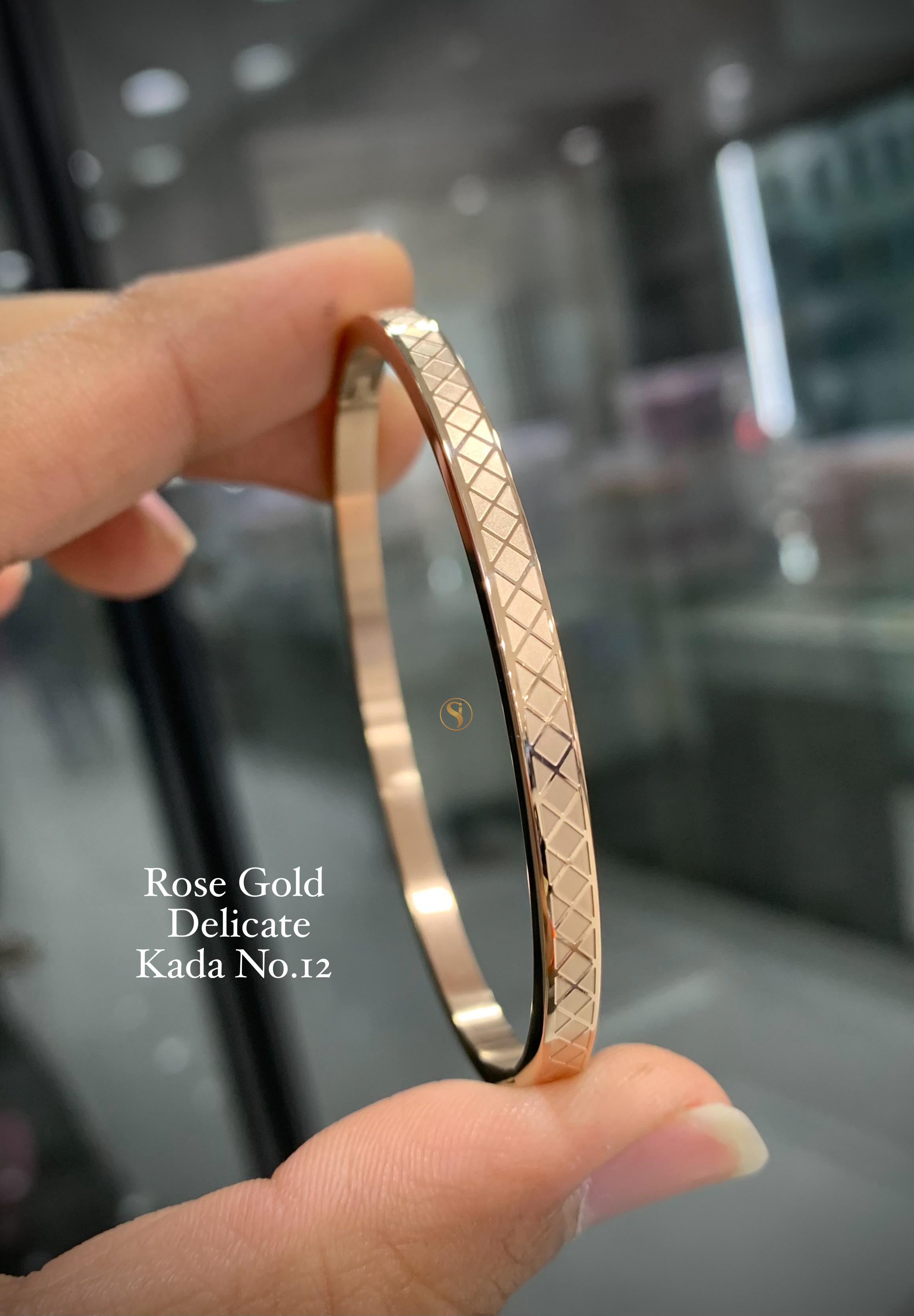 S10011 PREMIUM ROSE GOLD DELICATE BANGLES