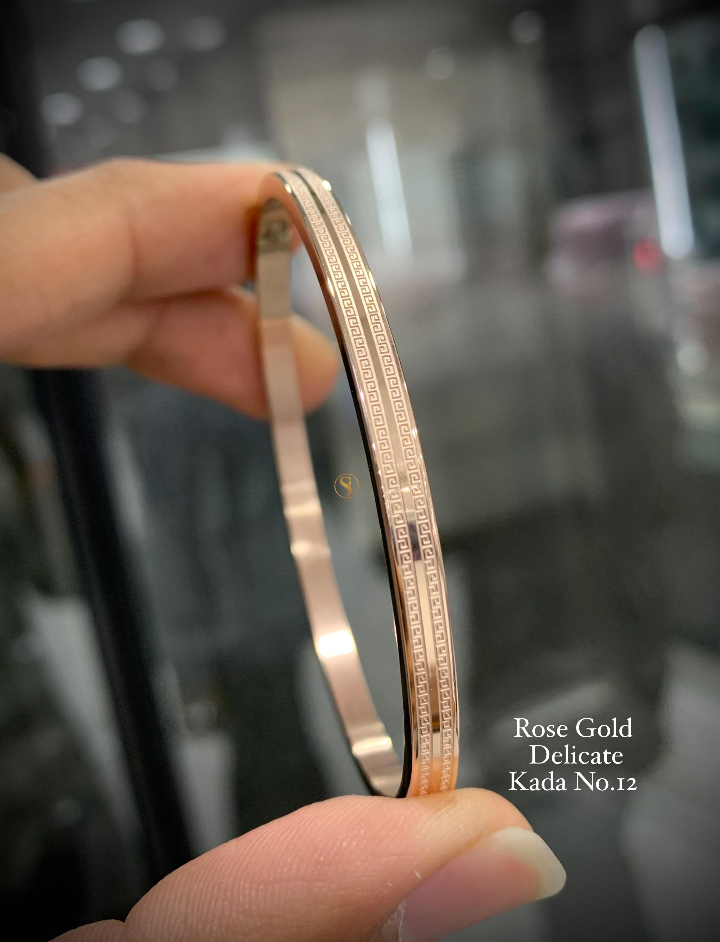 S10011 PREMIUM ROSE GOLD DELICATE BANGLES