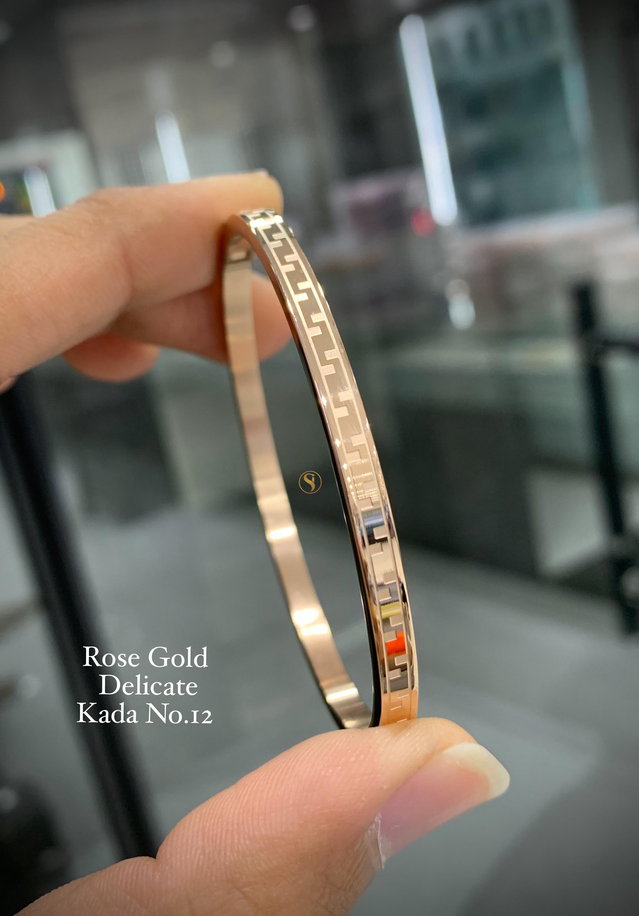 S10011 PREMIUM ROSE GOLD DELICATE BANGLES