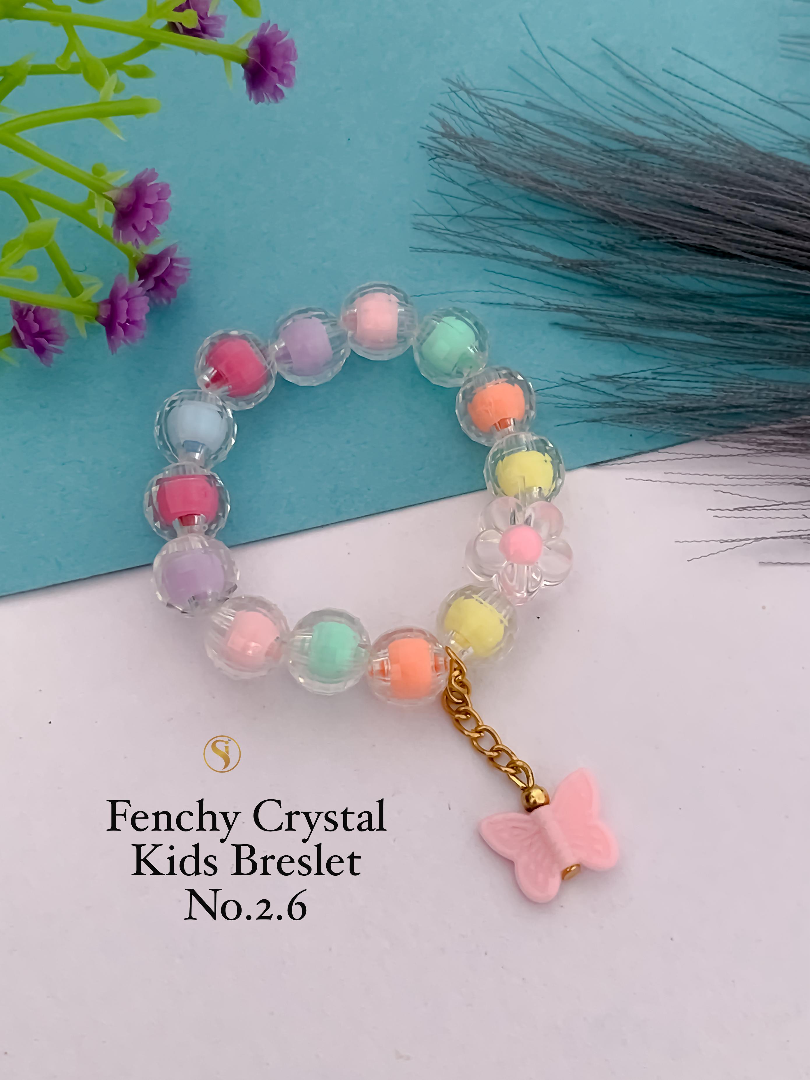SI0014 FANCY CRYSTAL KIDS BRACELETS