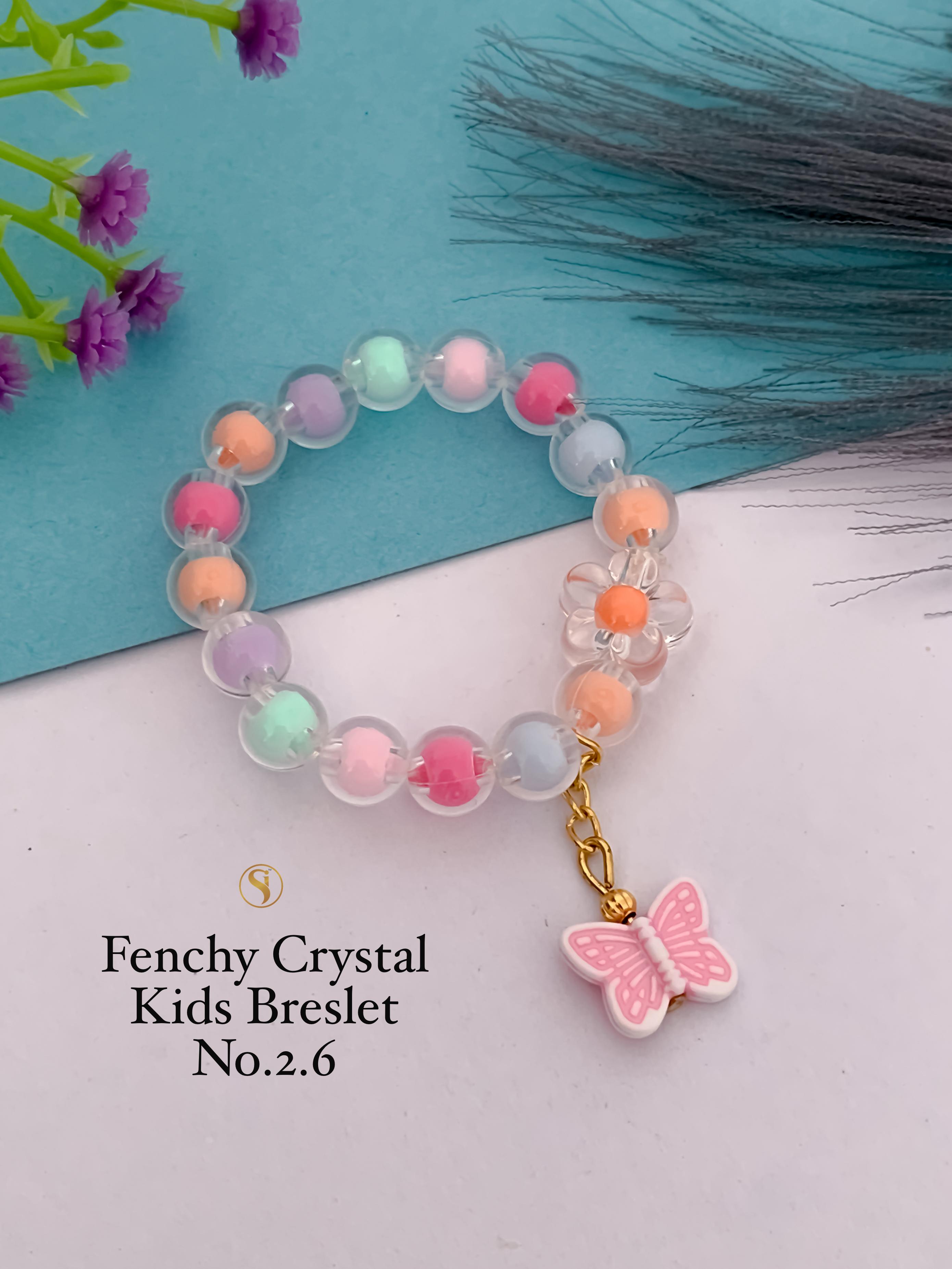 SI0014 FANCY CRYSTAL KIDS BRACELETS