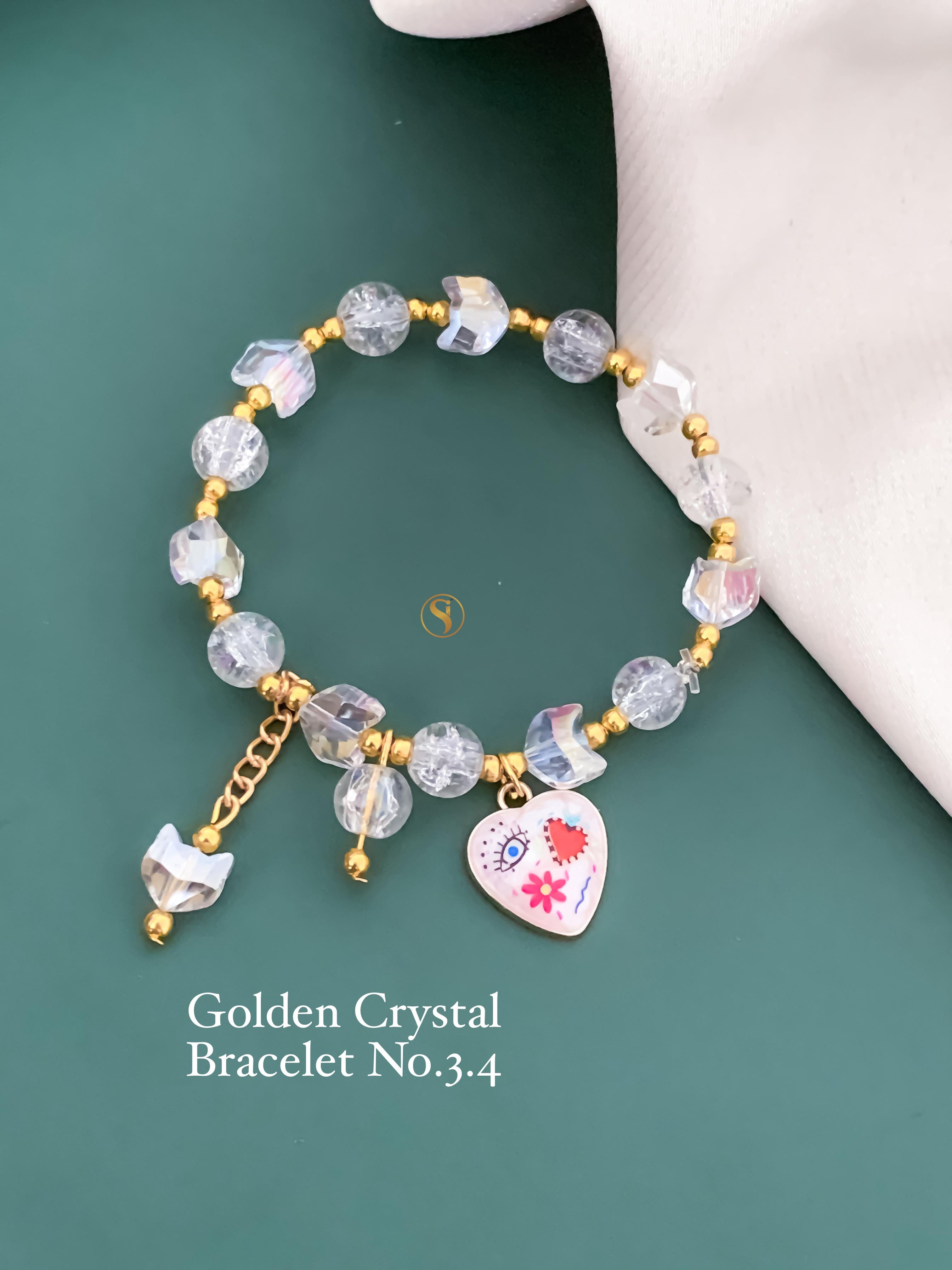 SI0014 FANCY CRYSTAL KIDS BRACELETS